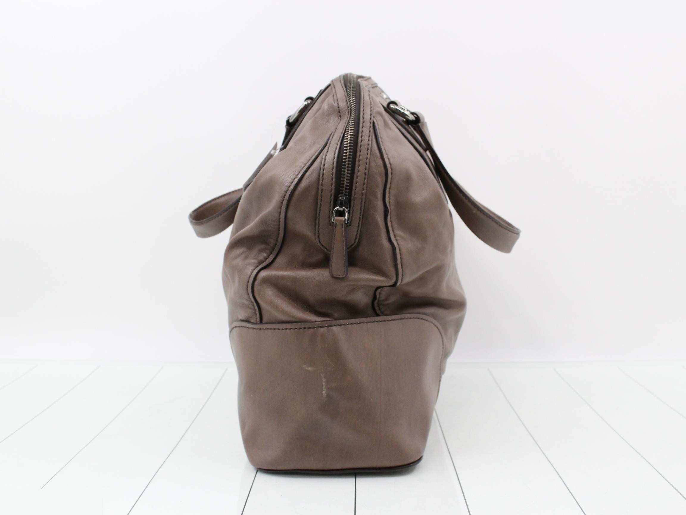Leather Big Tote Bag — view 4