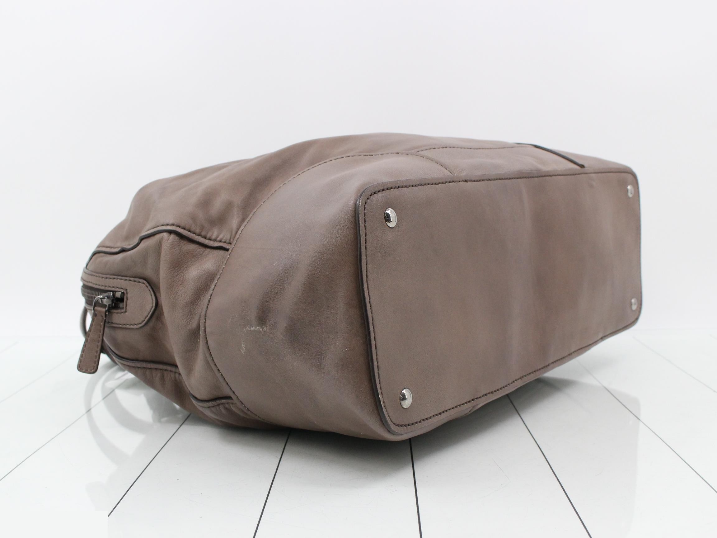 Leather Big Tote Bag — view 5