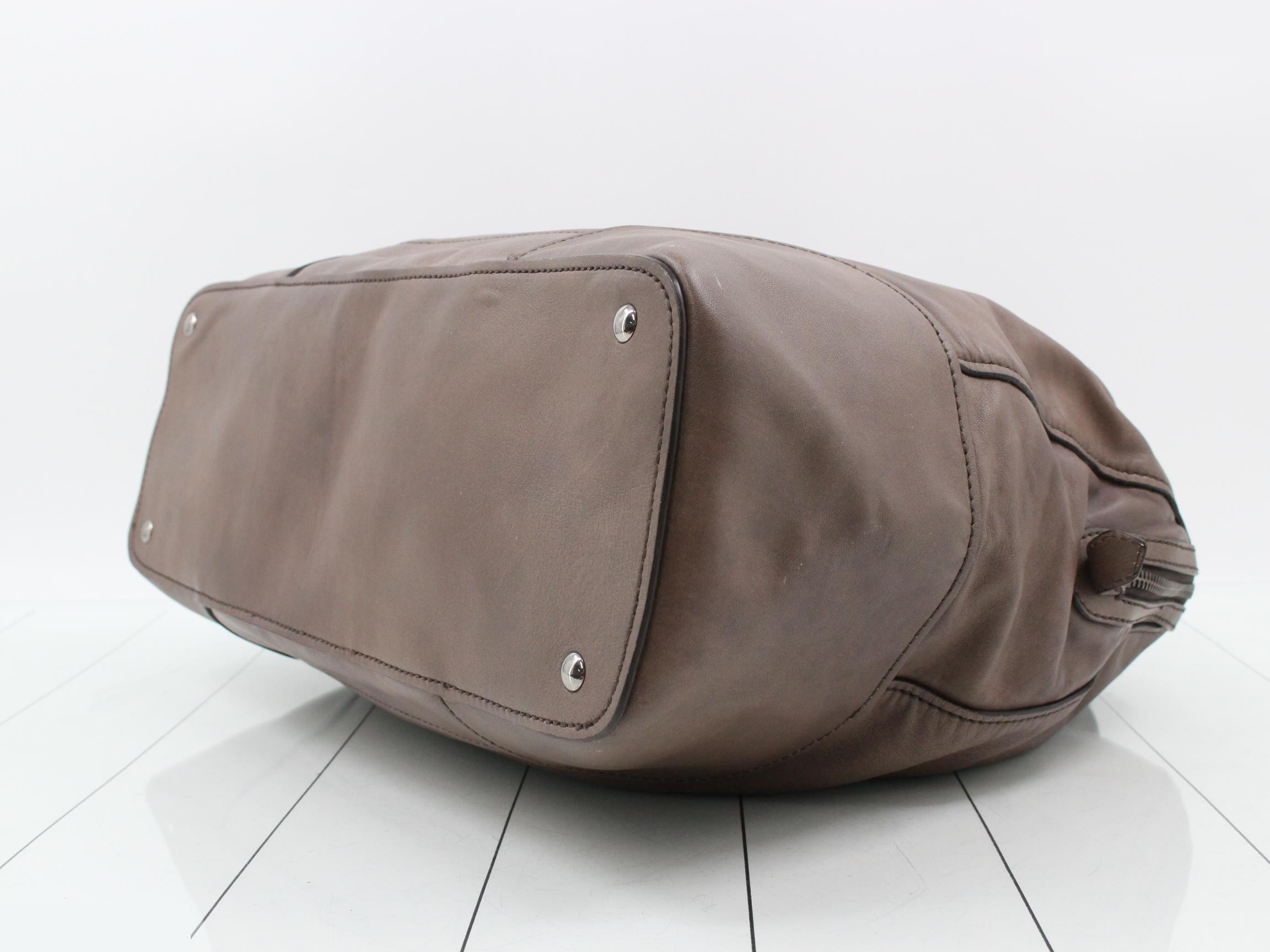 Leather Big Tote Bag — view 6