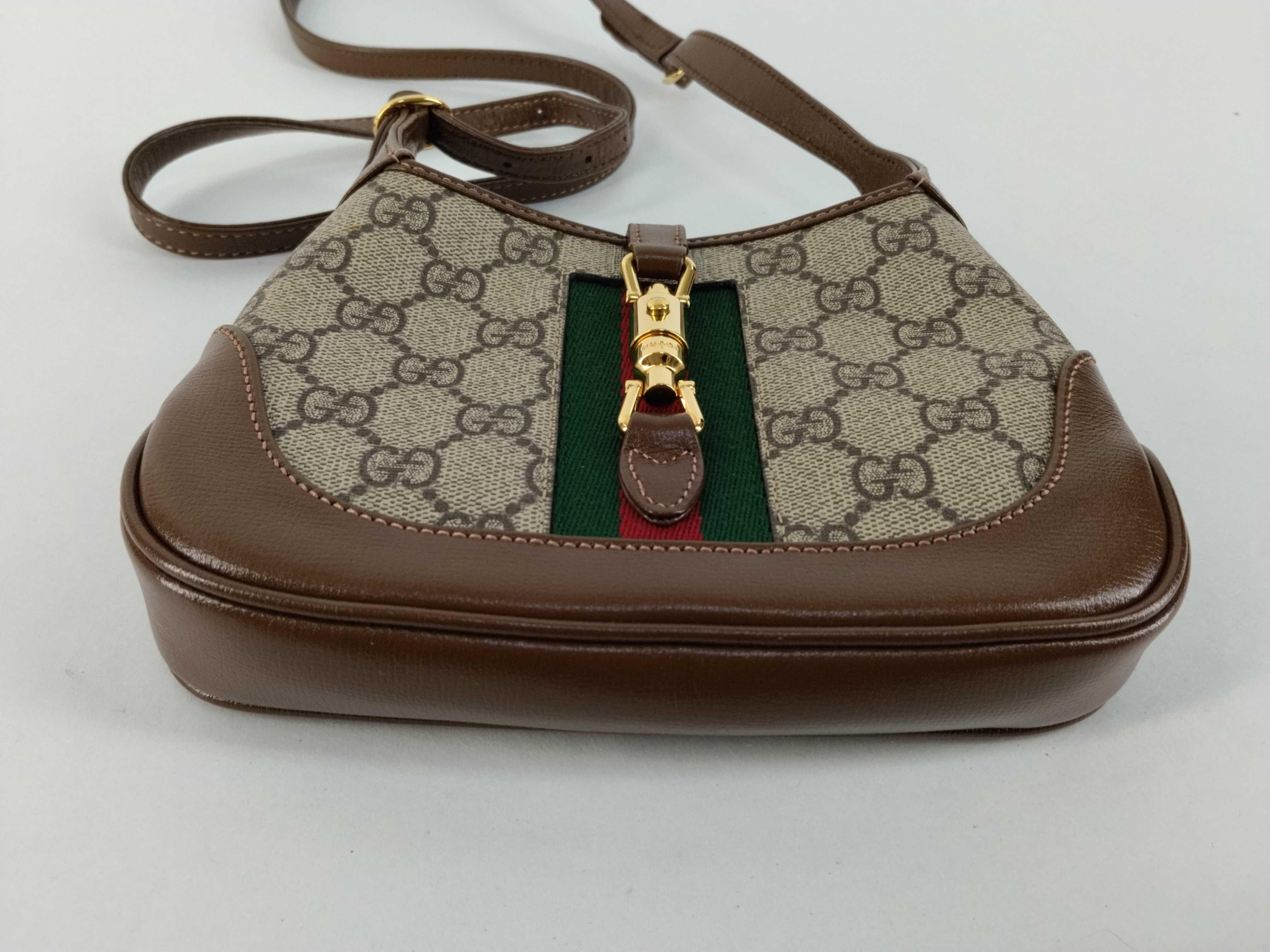 GG Supreme Leather Jackie Hobo Bag Shoulder Bag — view 7