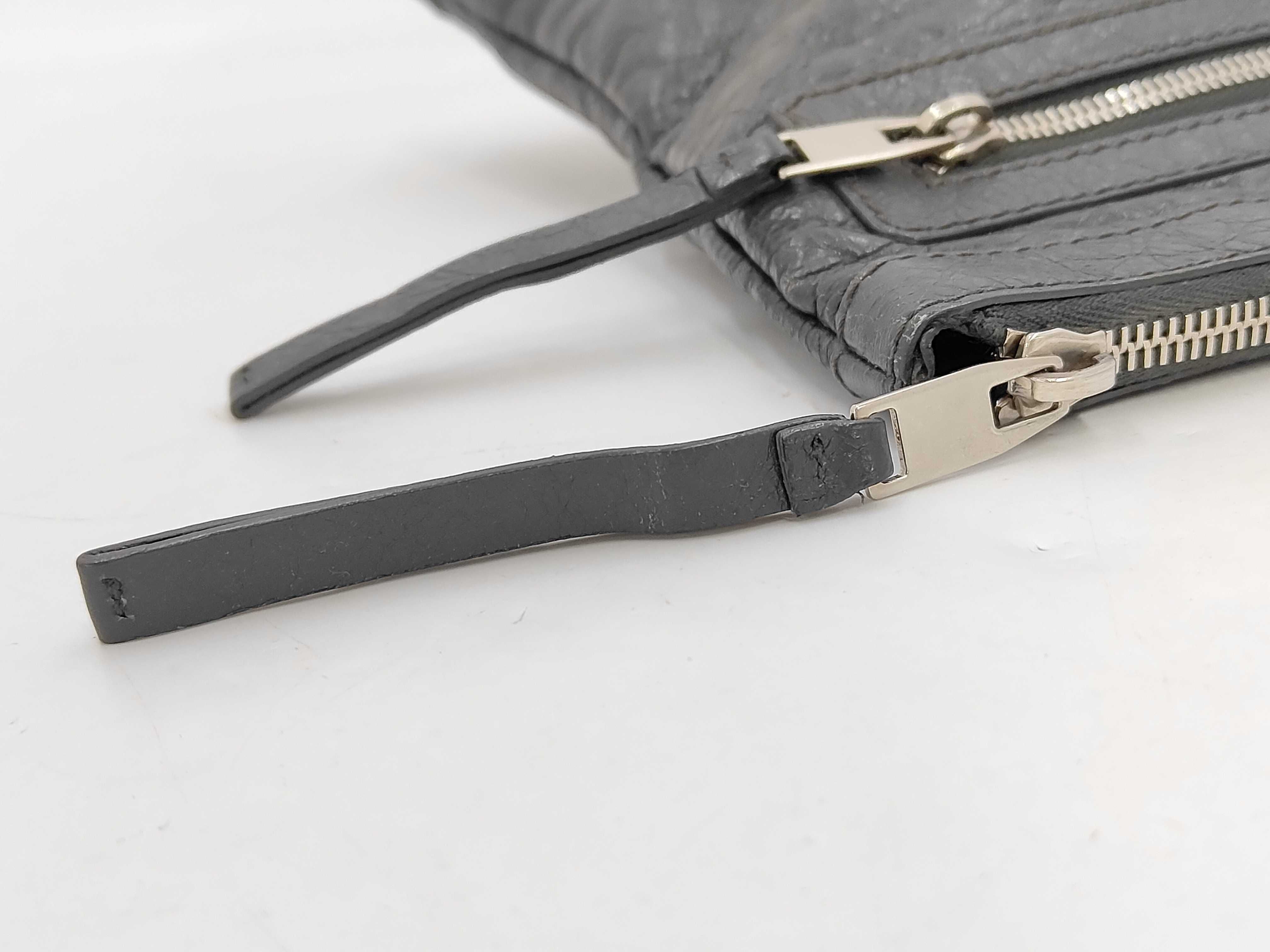 Classic Motorcycle Clutch Bag Large Black — view 4