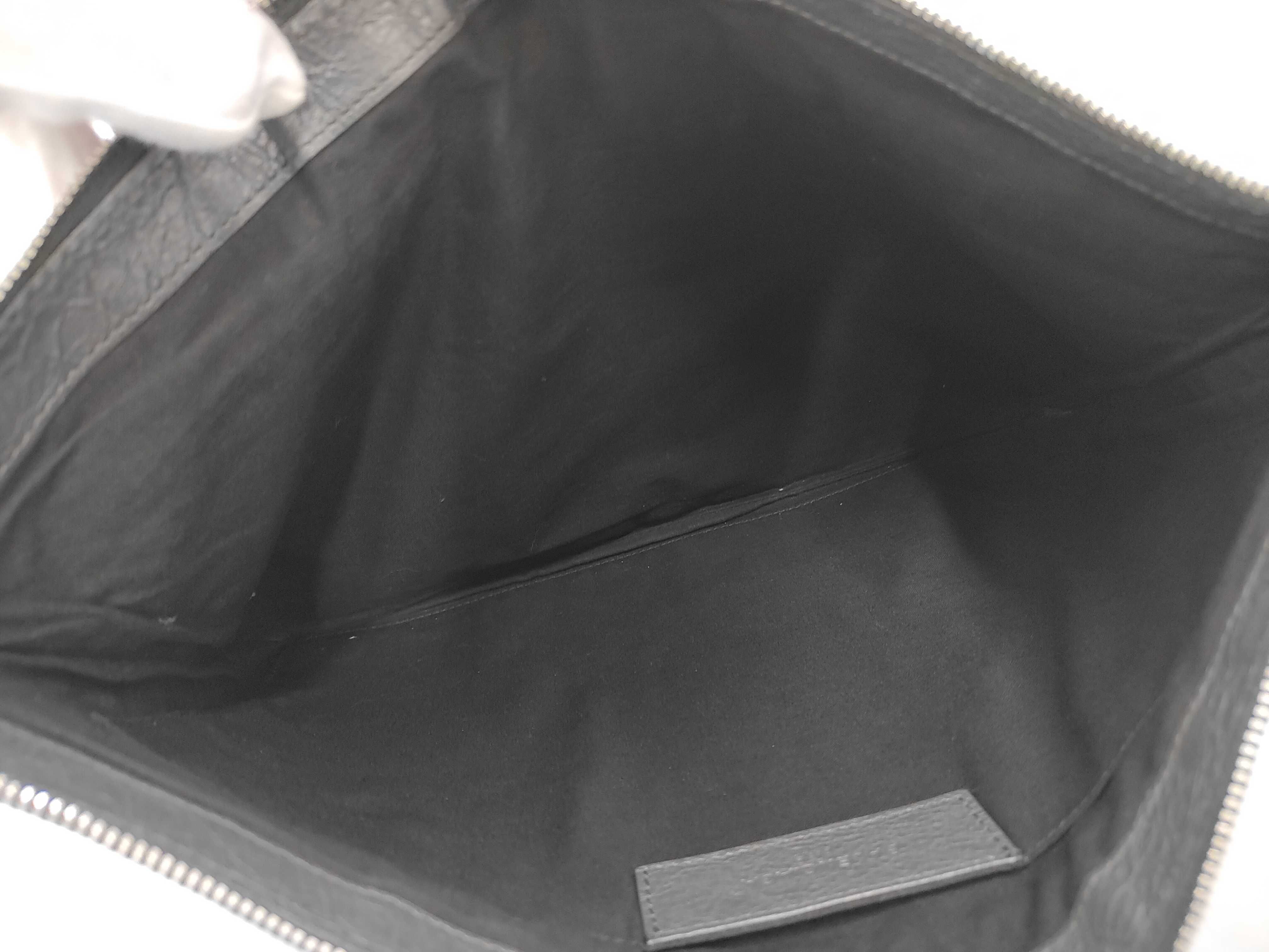 Classic Motorcycle Clutch Bag Large Black — view 7
