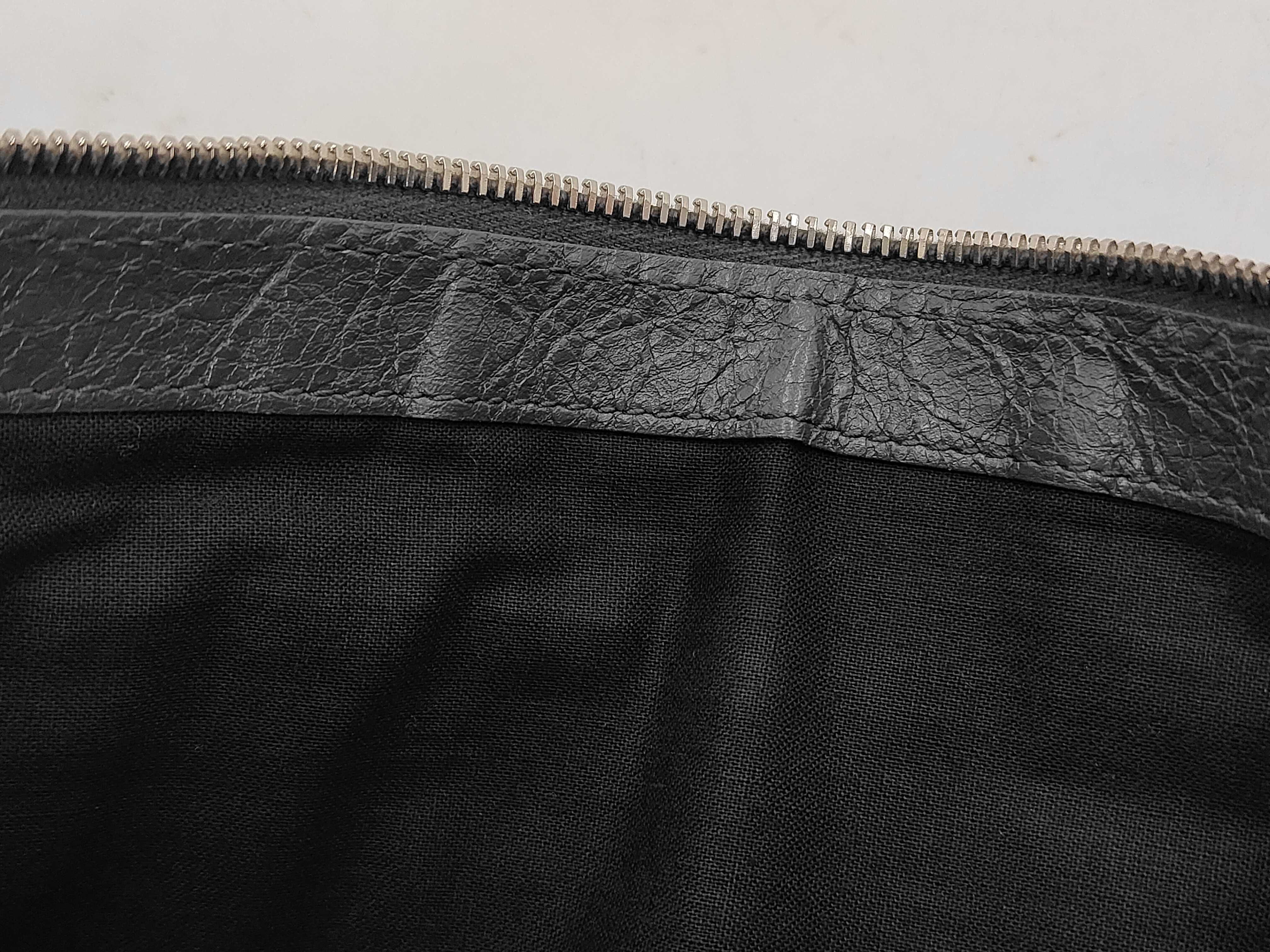 Classic Motorcycle Clutch Bag Large Black — view 9