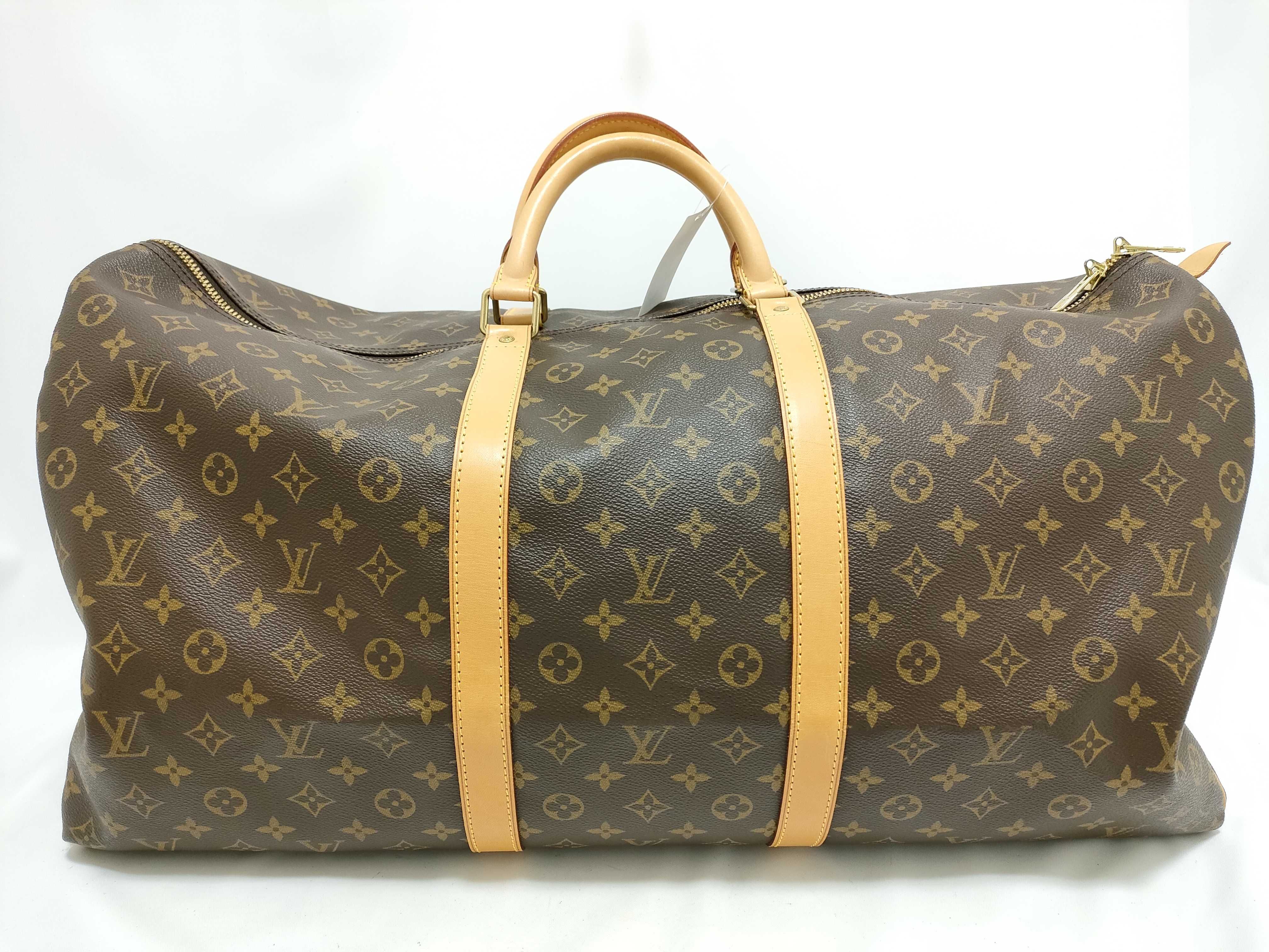 Monogram Vuitton Keepall 60 Boston Bag
