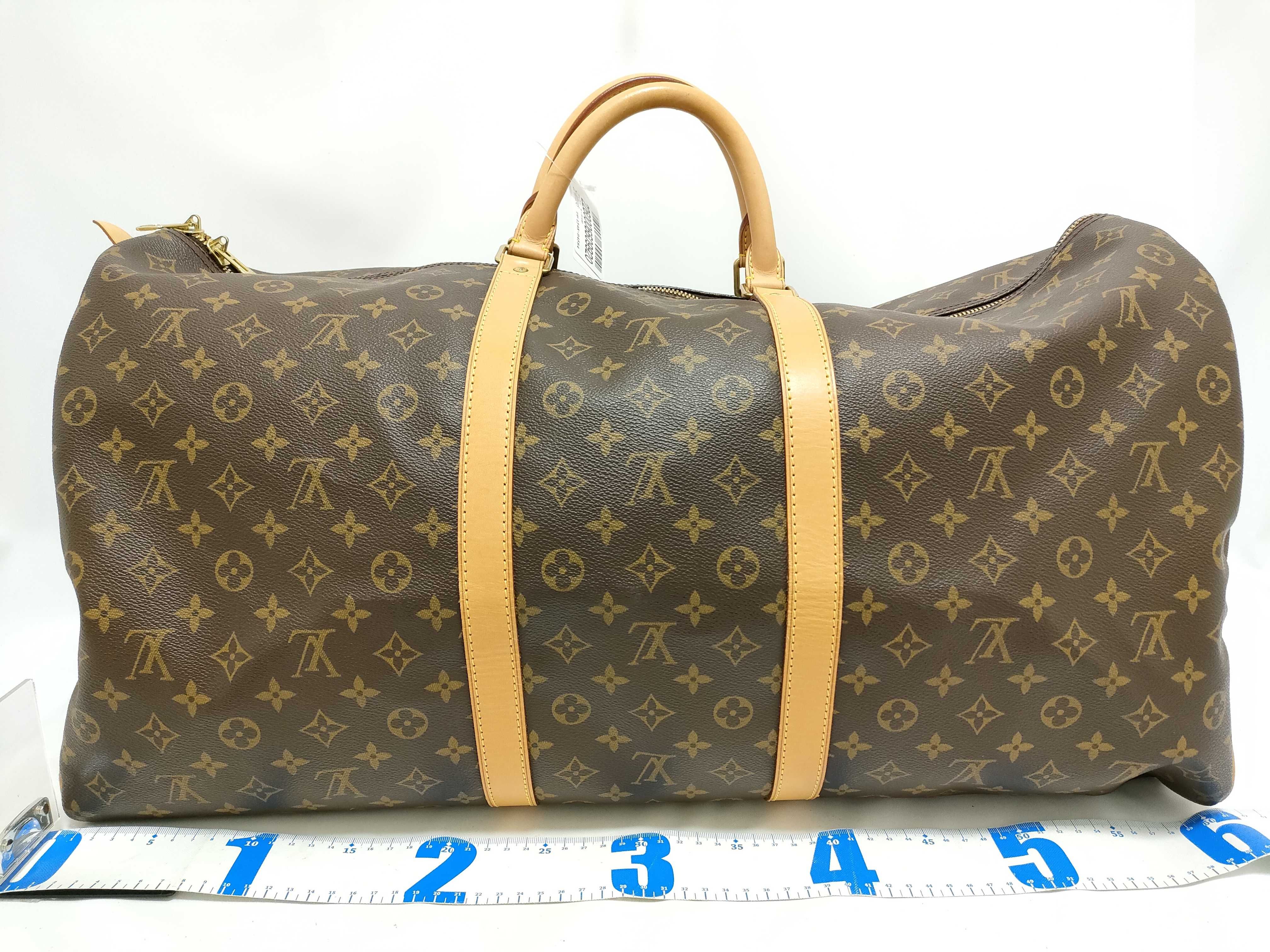 Monogram Vuitton Keepall 60 Boston Bag — view 2