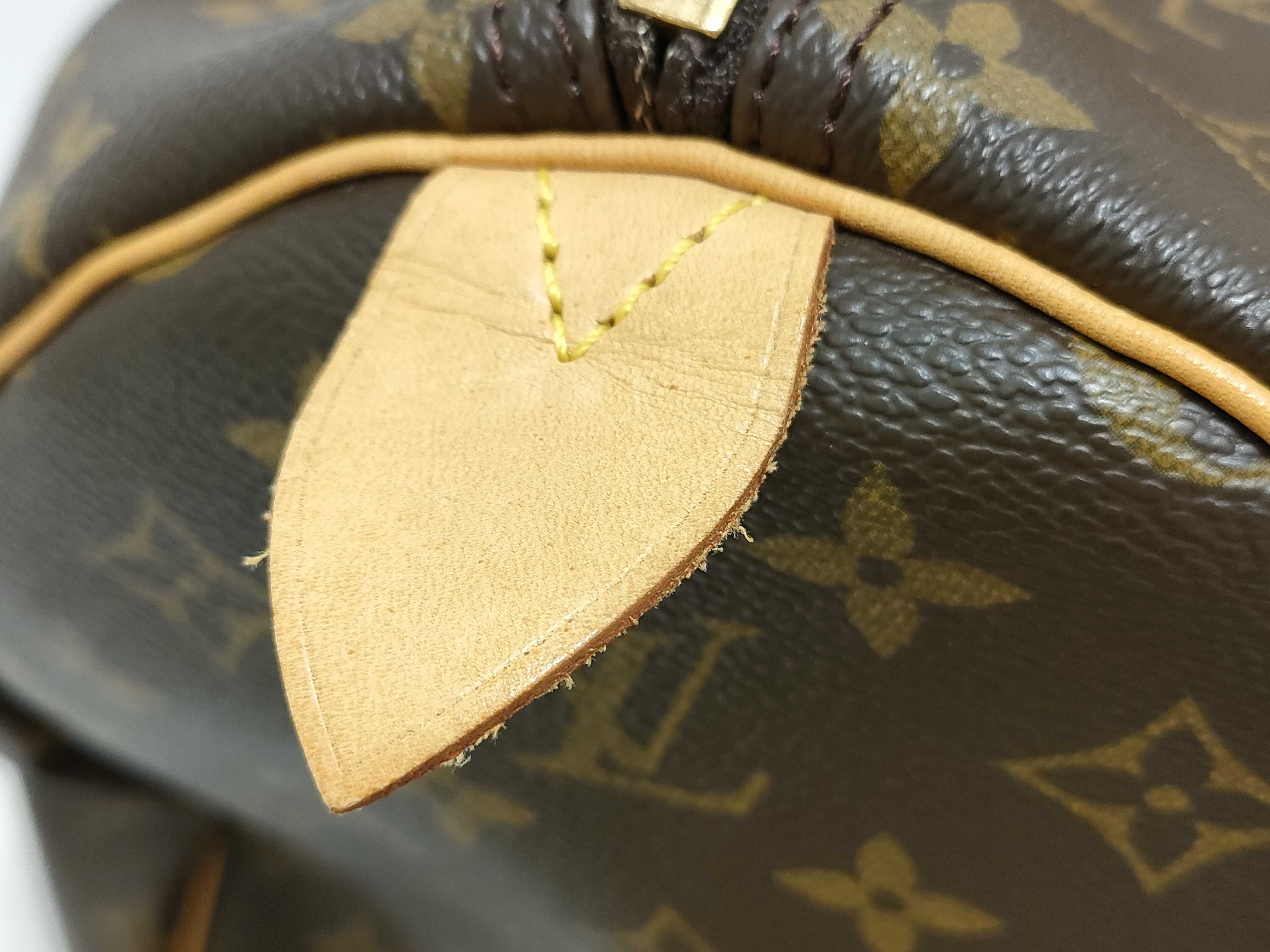 Monogram Vuitton Keepall 60 Boston Bag — view 13
