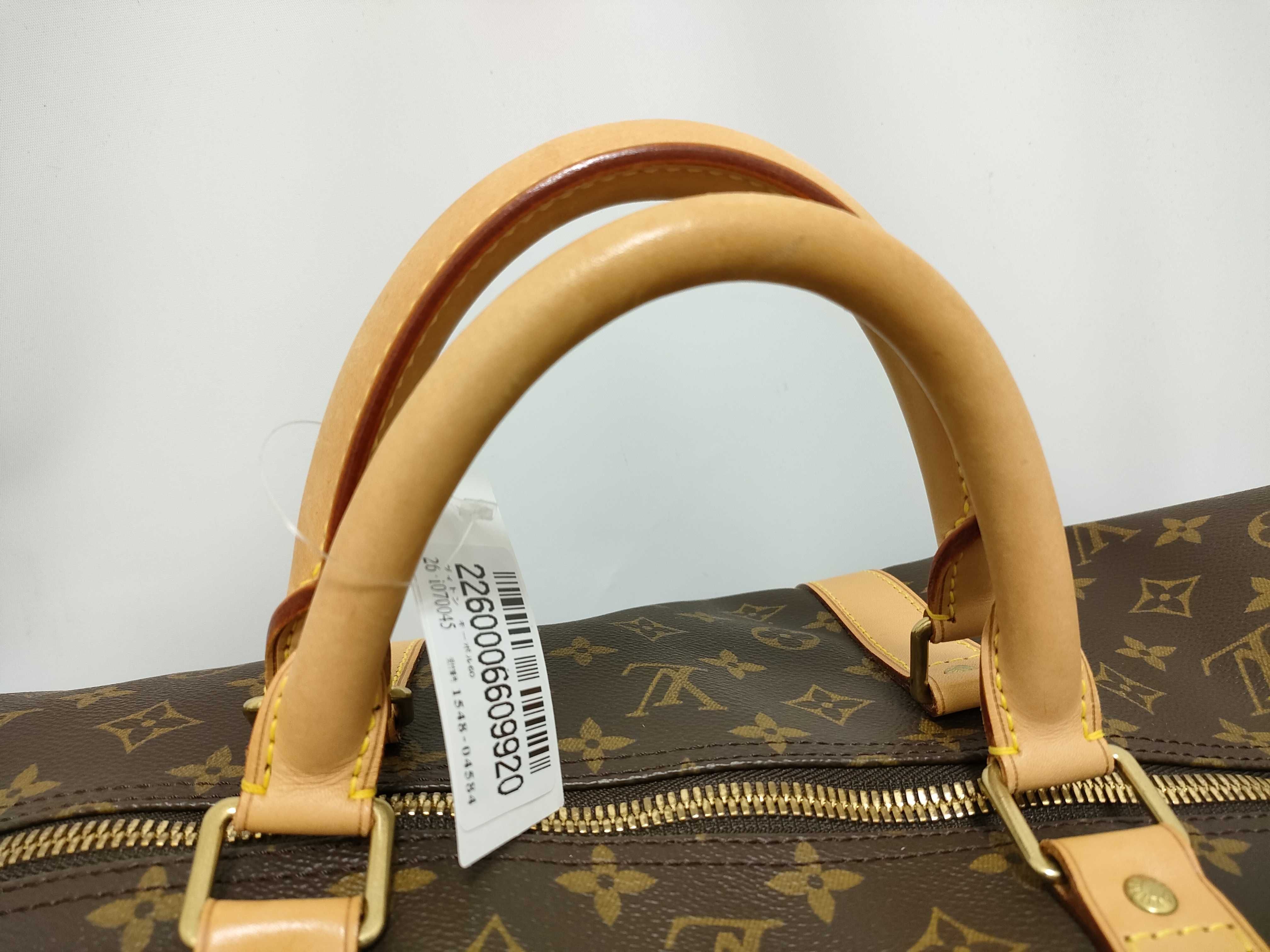 Monogram Vuitton Keepall 60 Boston Bag — view 3