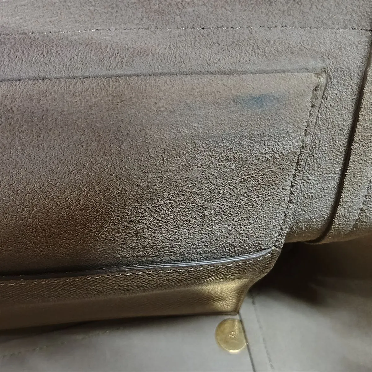 Belt Bag Mini Leather 2-Way Handbag Beige — view 15