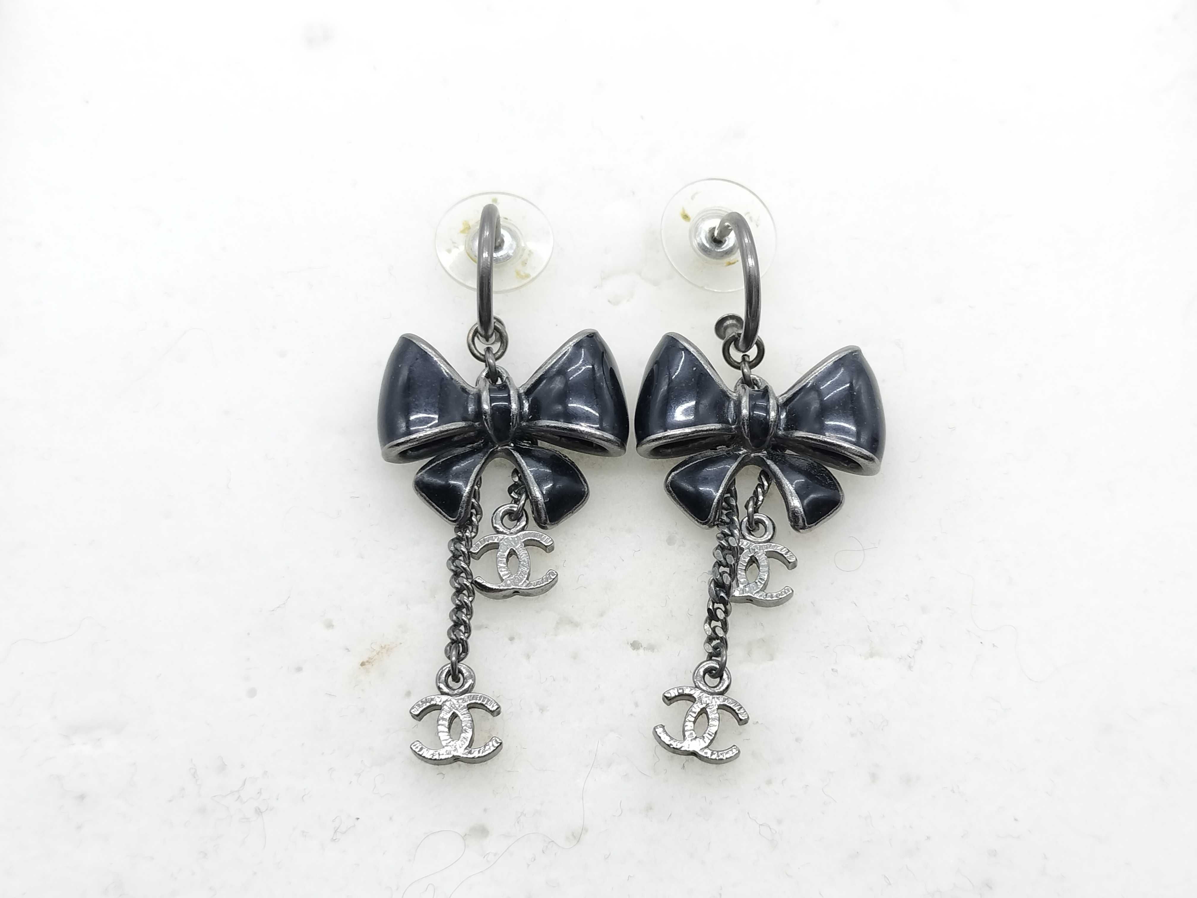 Coco Chain Ribbon 09 Earrings