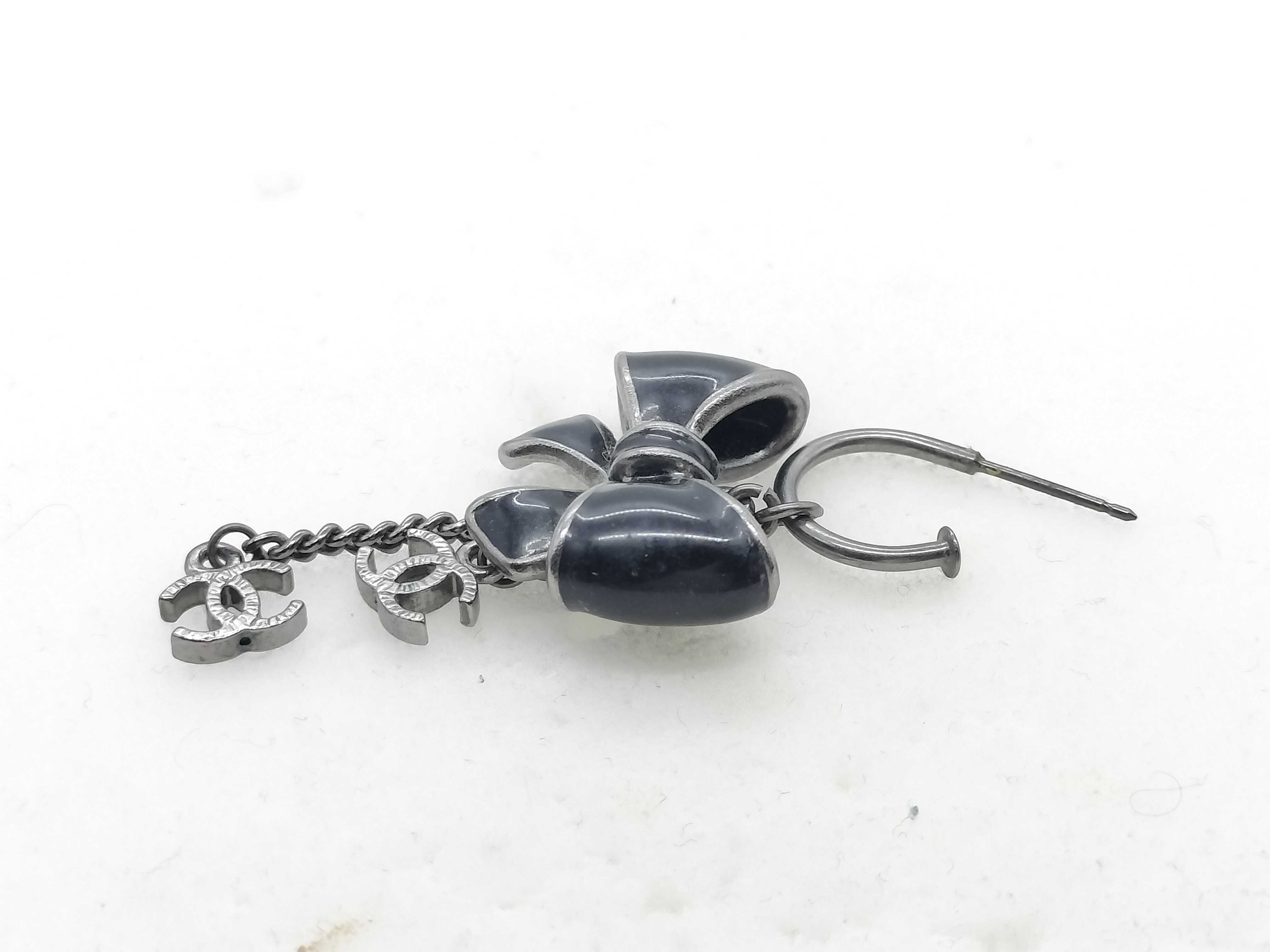 Coco Chain Ribbon 09 Earrings — view 3