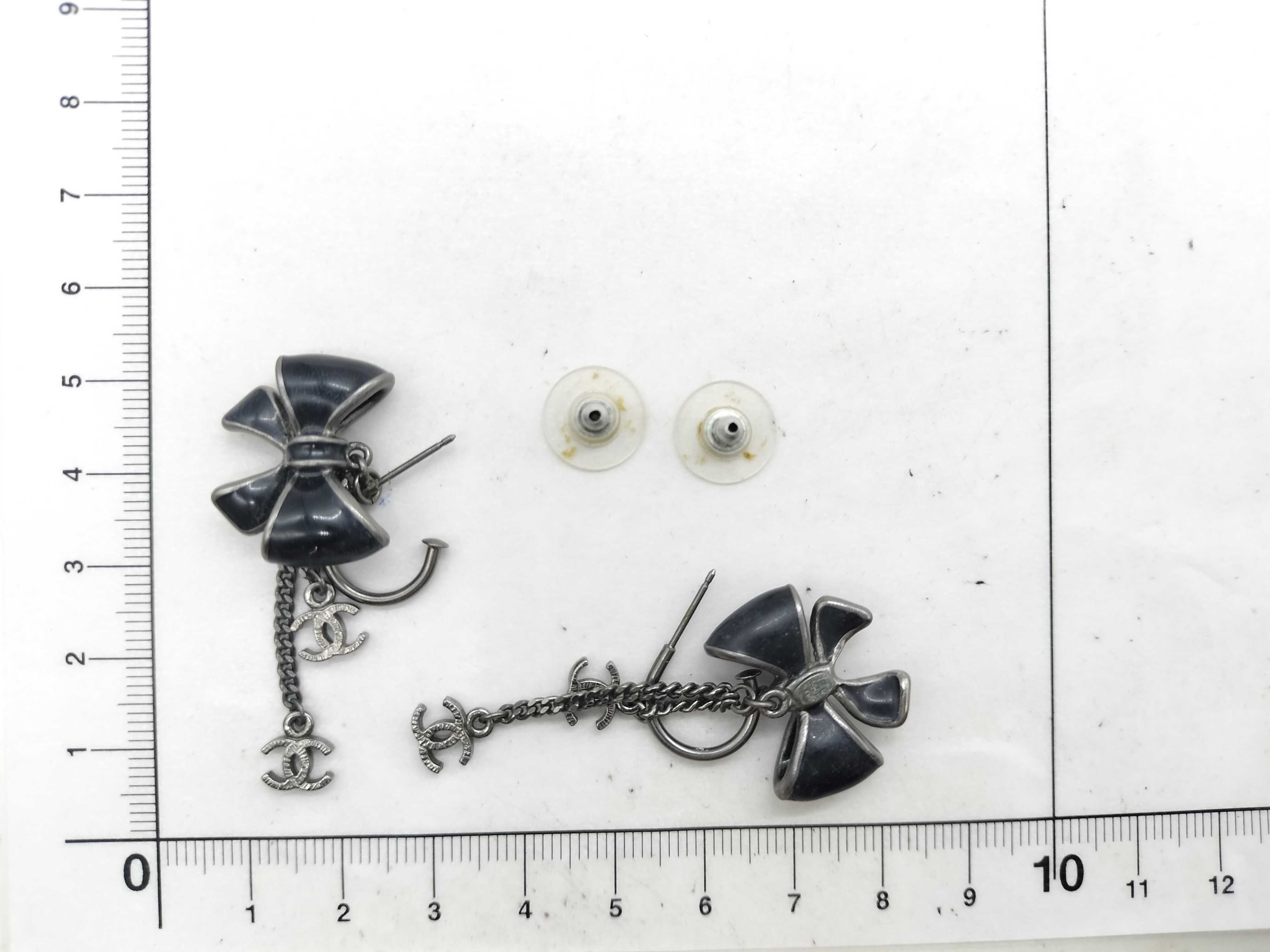 Coco Chain Ribbon 09 Earrings — view 6