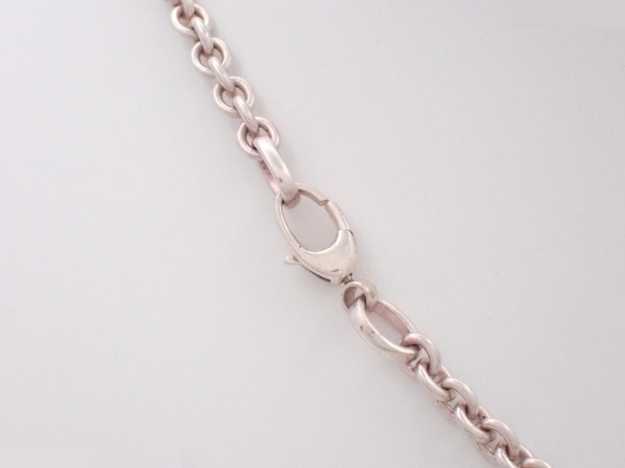 Interlocking Necklace, Silver, 925/29.0g — view 2