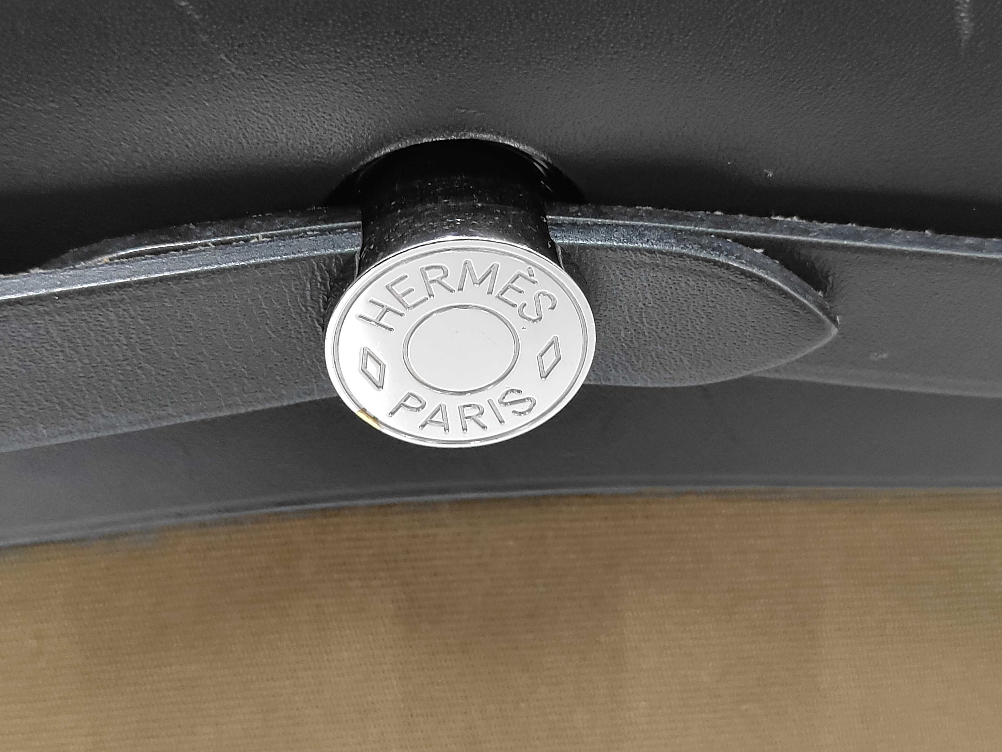 Herback Zip 31 Box Calf Canvas Black Vert Olive SS Y Stamp Handbag — view 9