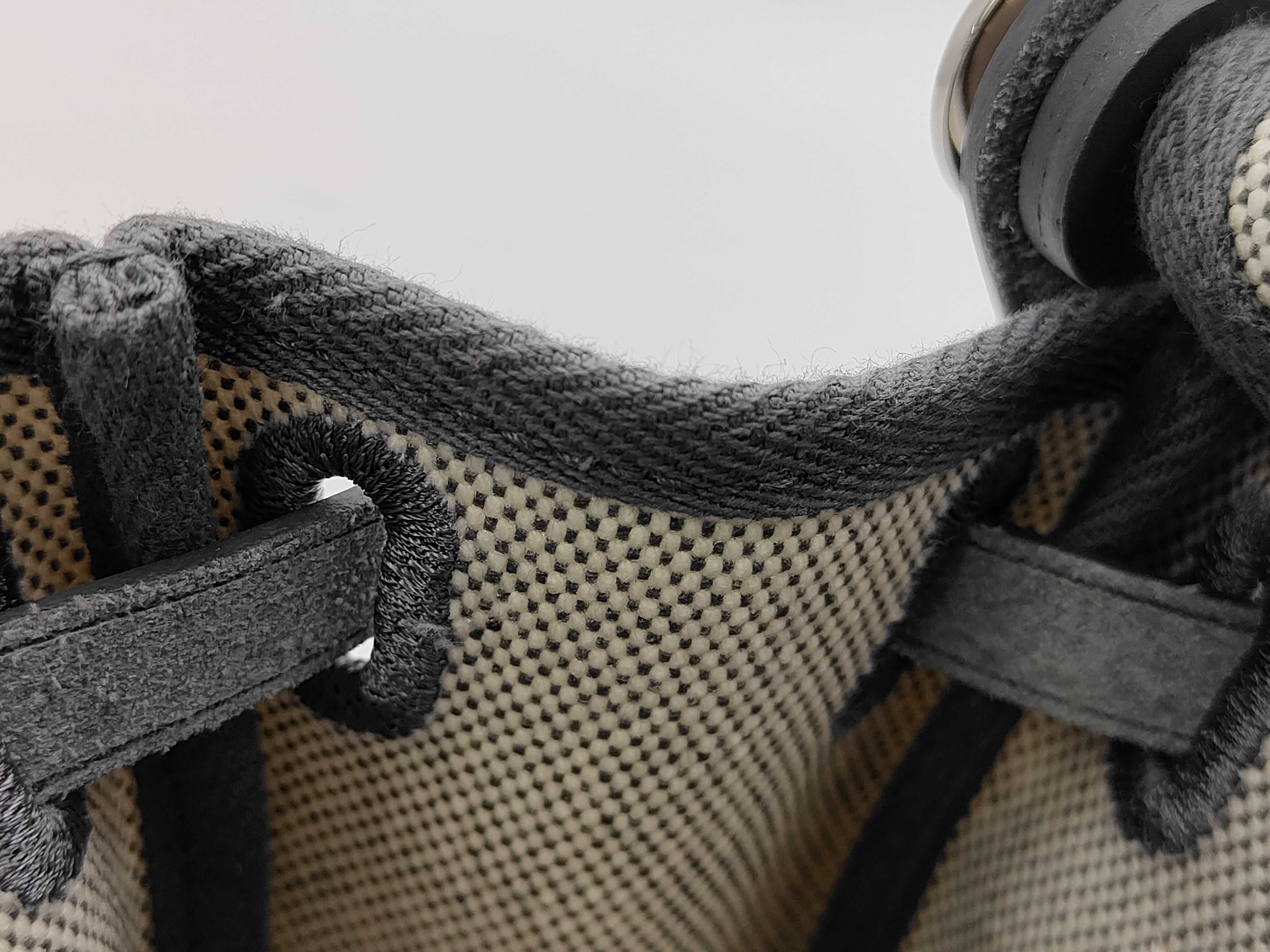 Herbag Zip 20 Ecru x Ardoise Silver Hardware [Stamped] G Shoulder Bag — view 12