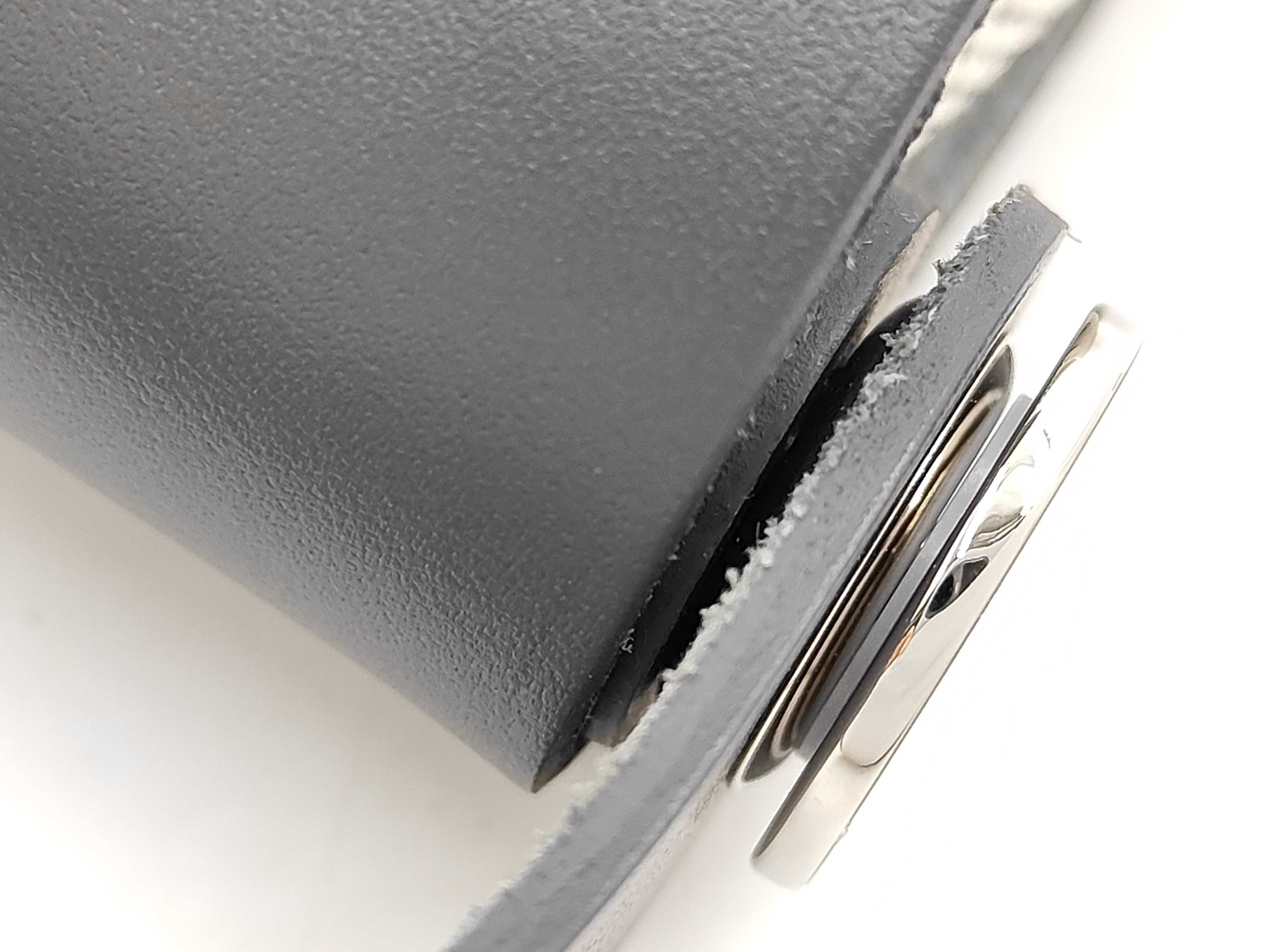 Herbag Zip 20 Ecru x Ardoise Silver Hardware [Stamped] G Shoulder Bag — view 7