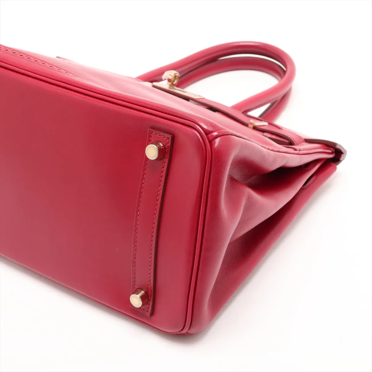 [Individually packaged] Hermes Birkin 30 Gillies Vote de Lacto Ruby Gold Hardware P: 2012 — view 3