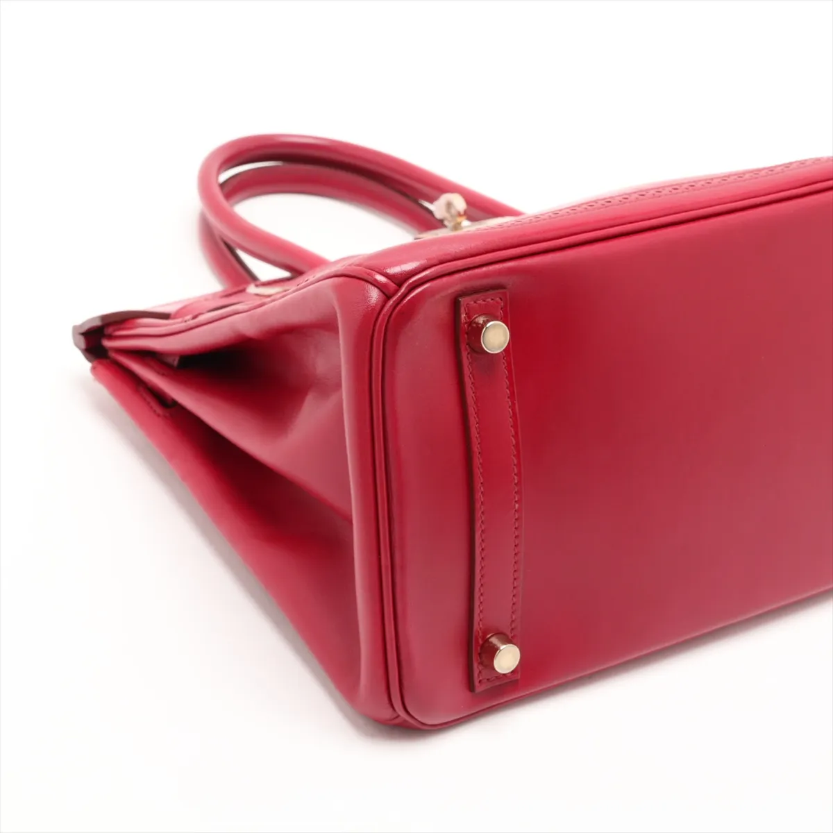 [Individually packaged] Hermes Birkin 30 Gillies Vote de Lacto Ruby Gold Hardware P: 2012 — view 4