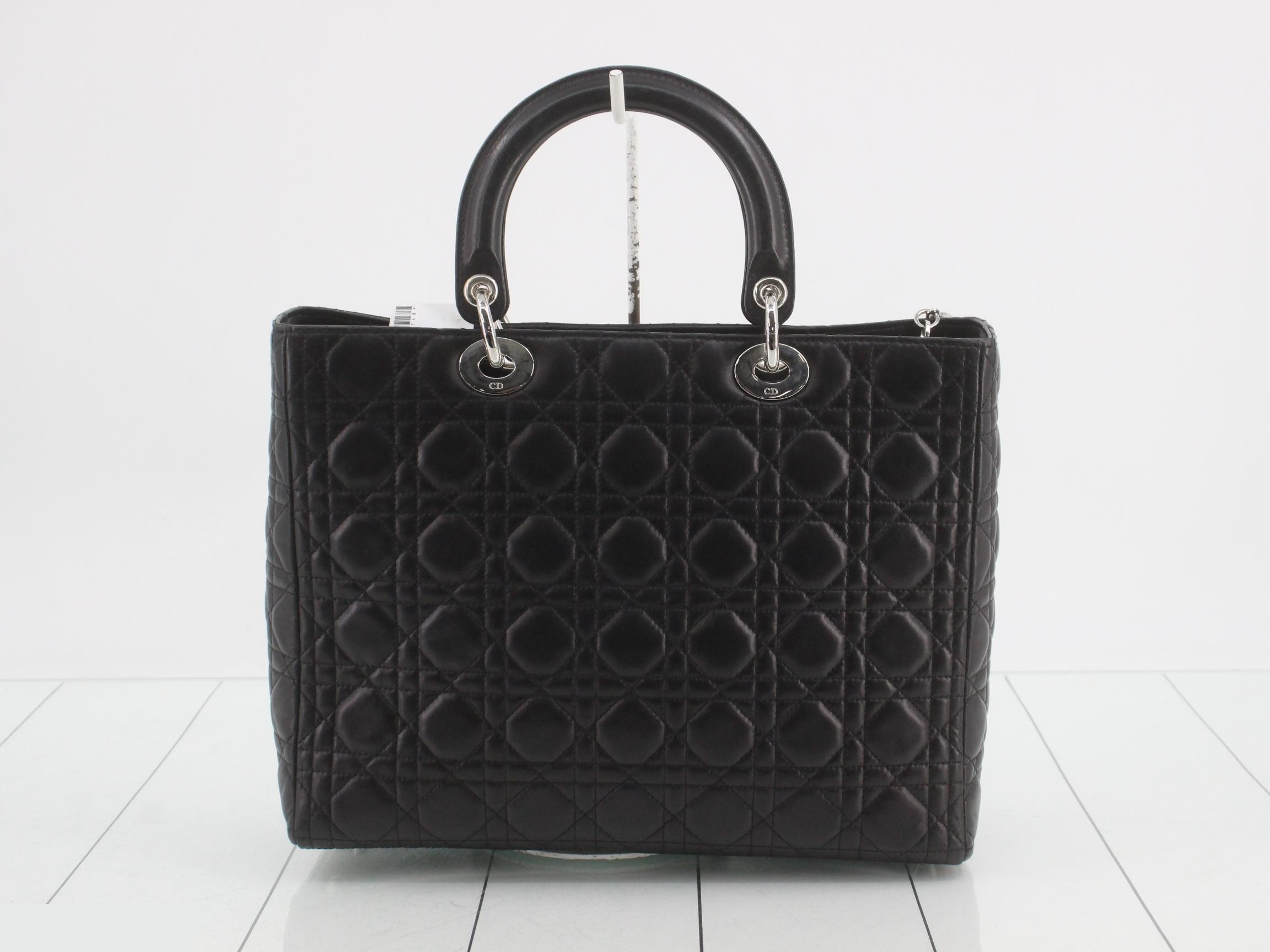 Lady Dior Cannage Handbag/Shoulder Bag (2-Way) — view 2