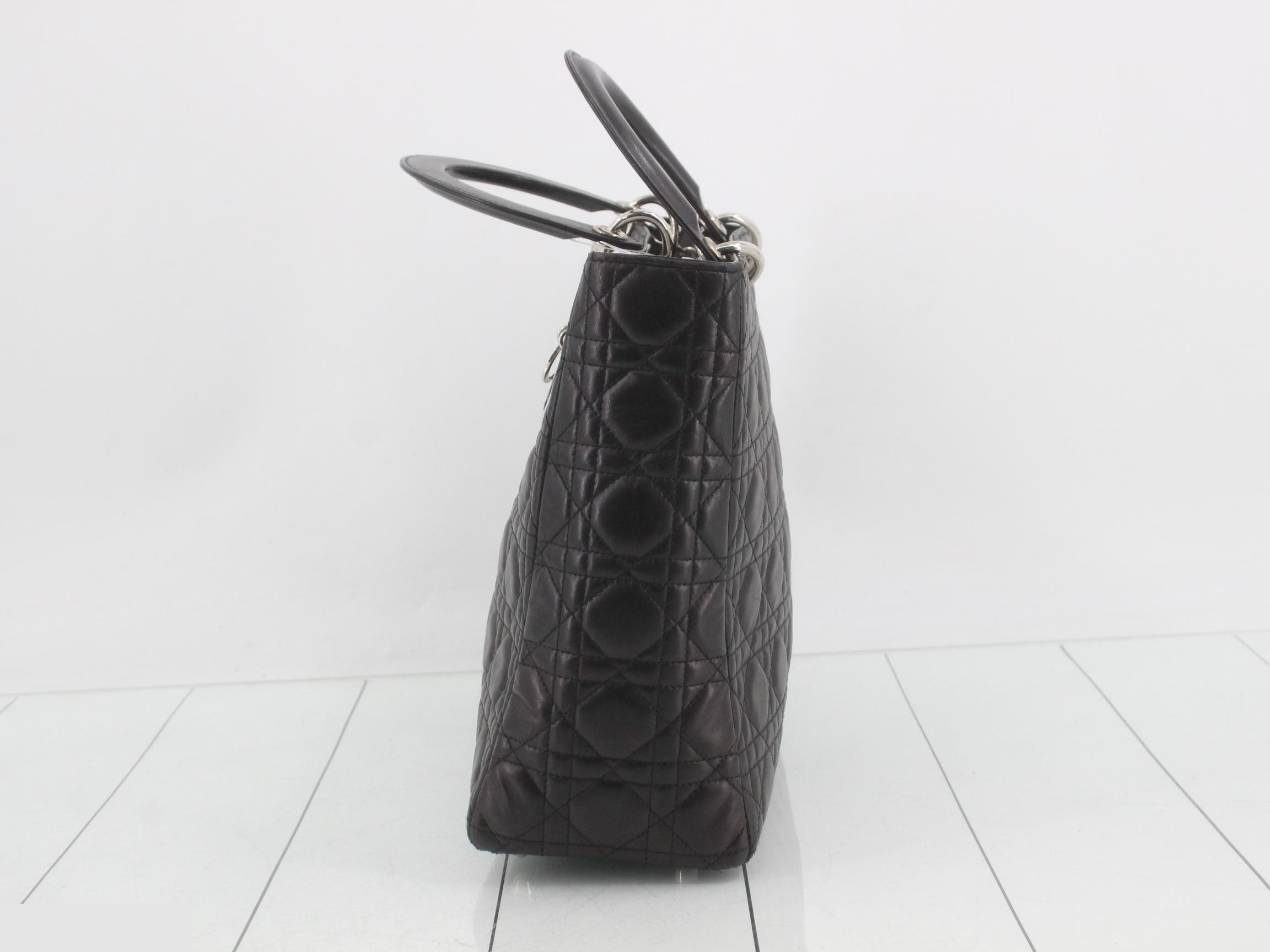 Lady Dior Cannage Handbag/Shoulder Bag (2-Way) — view 3