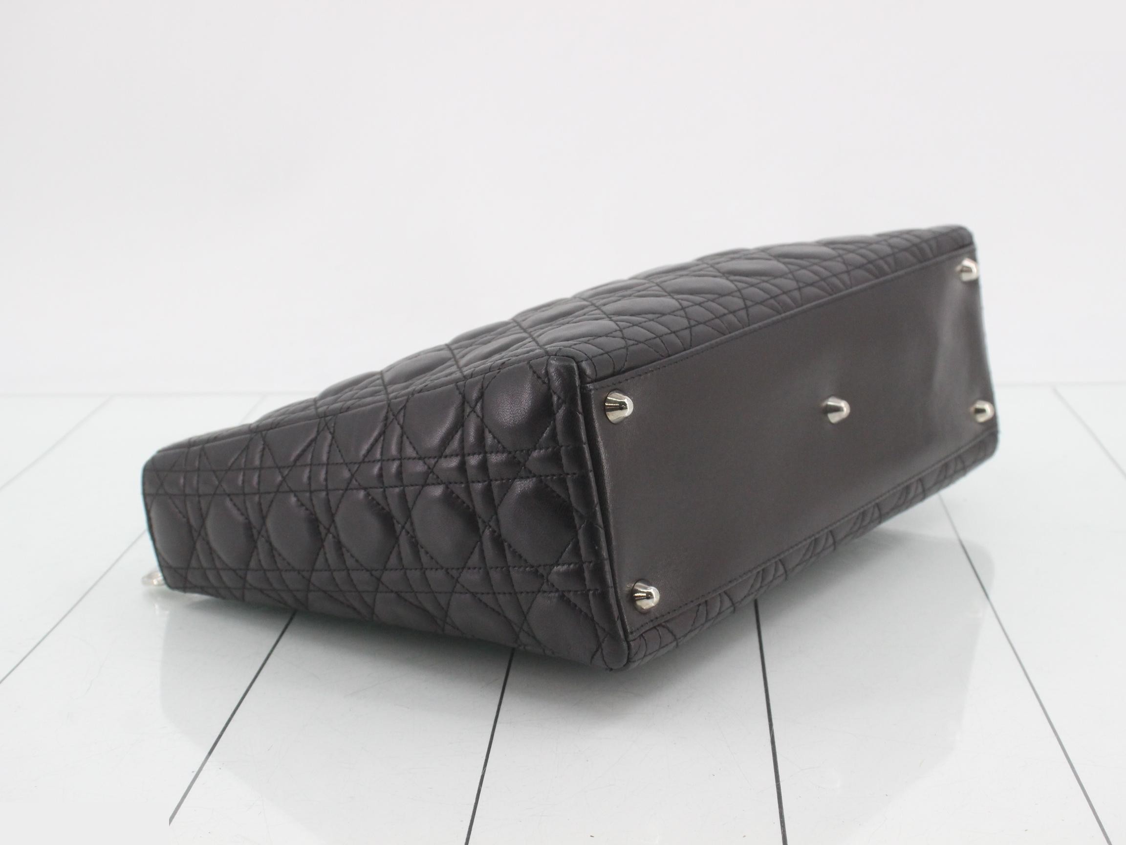 Lady Dior Cannage Handbag/Shoulder Bag (2-Way) — view 5