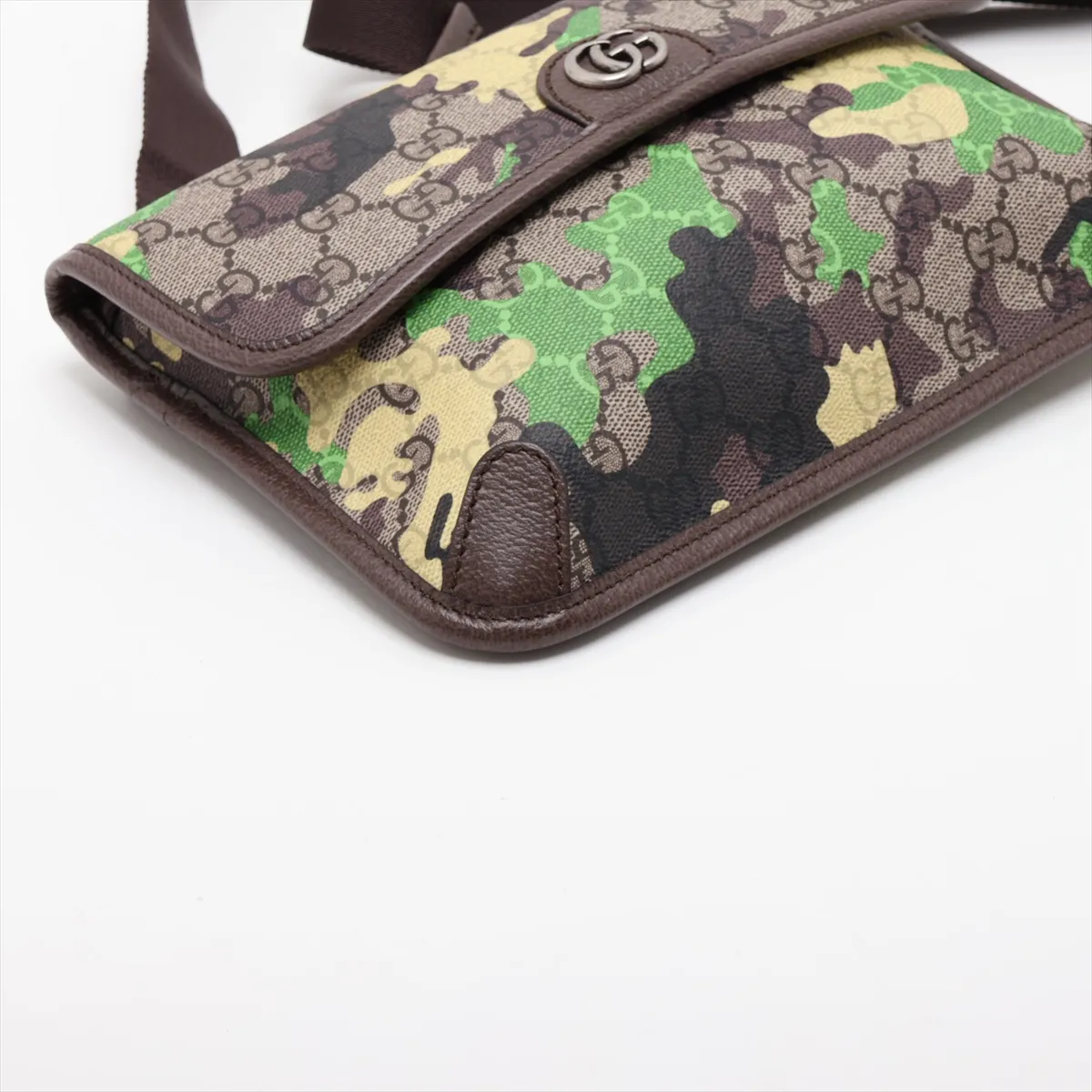GG Camouflage 752597 PVC x Leather Body Bag, Multicolor — view 4