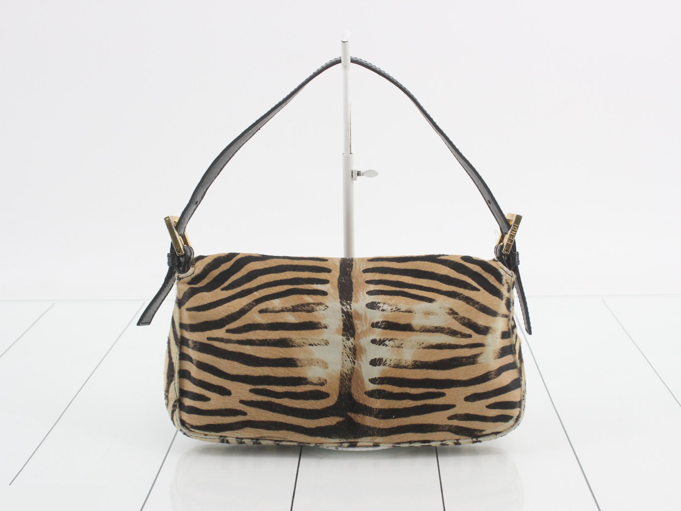 Calf hair, zebra, Mamma baguette — view 2