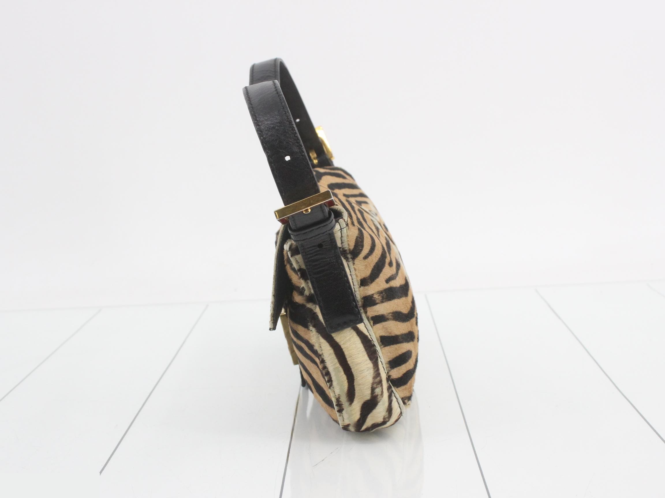 Calf hair, zebra, Mamma baguette — view 3