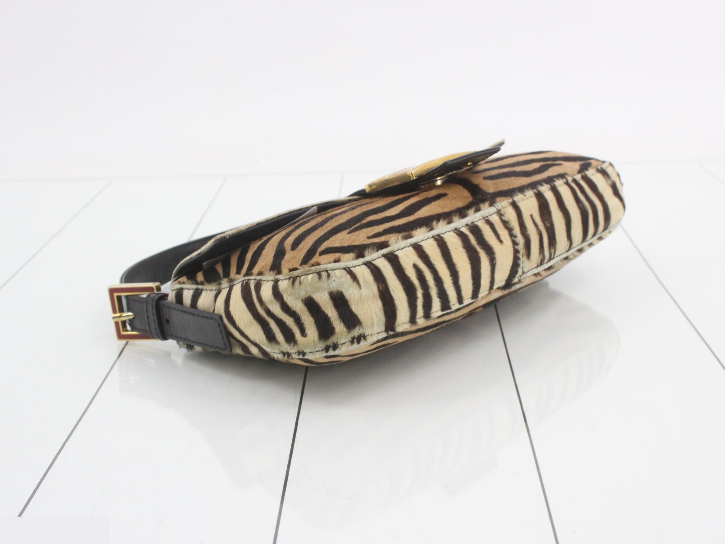 Calf hair, zebra, Mamma baguette — view 5