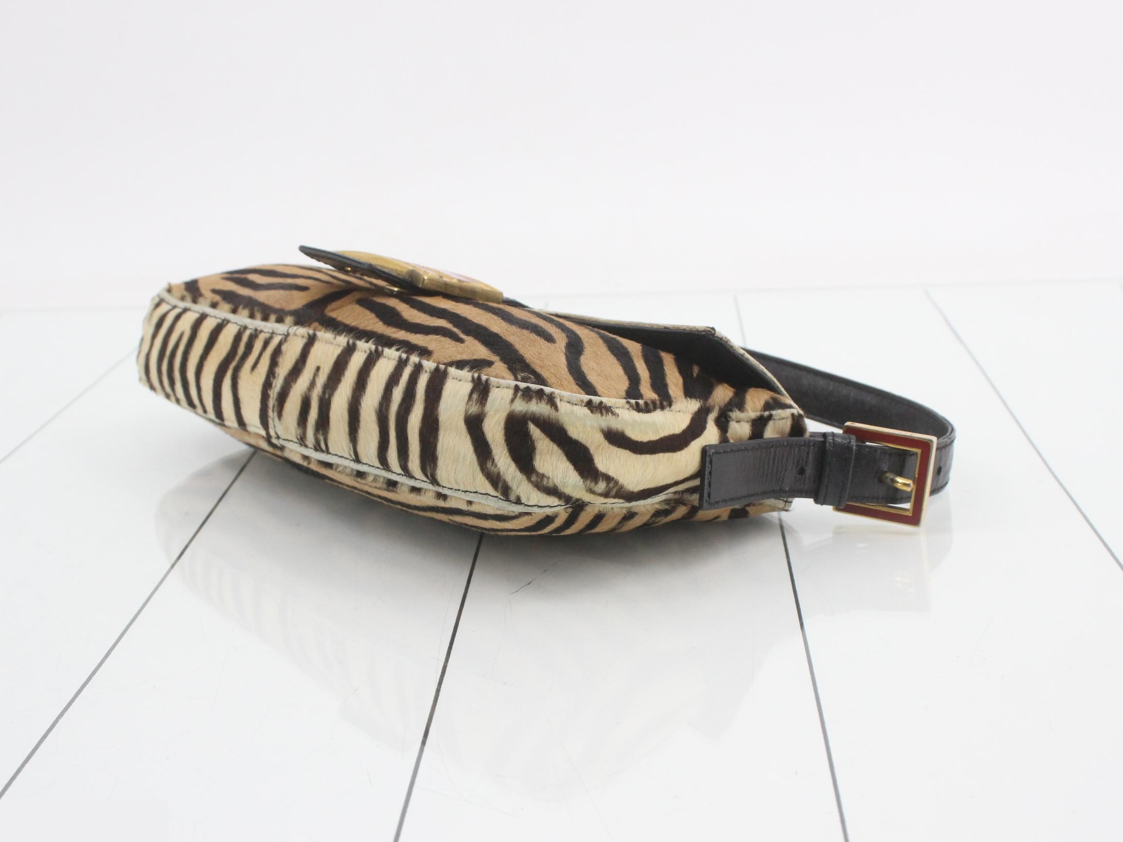 Calf hair, zebra, Mamma baguette — view 6