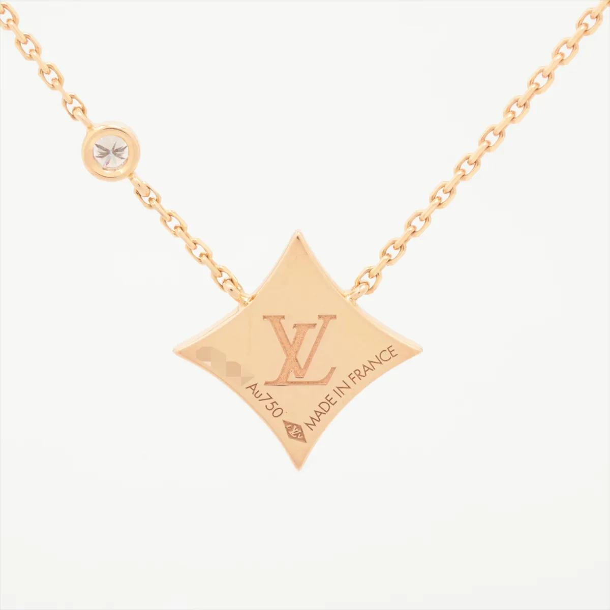 Pandantif Star Blossom BB Shell Diamond Necklace 750(PG) 3.7g A01745 Shell — view 2