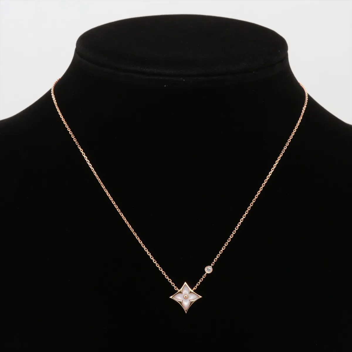 Pandantif Star Blossom BB Shell Diamond Necklace 750(PG) 3.7g A01745 Shell — view 5