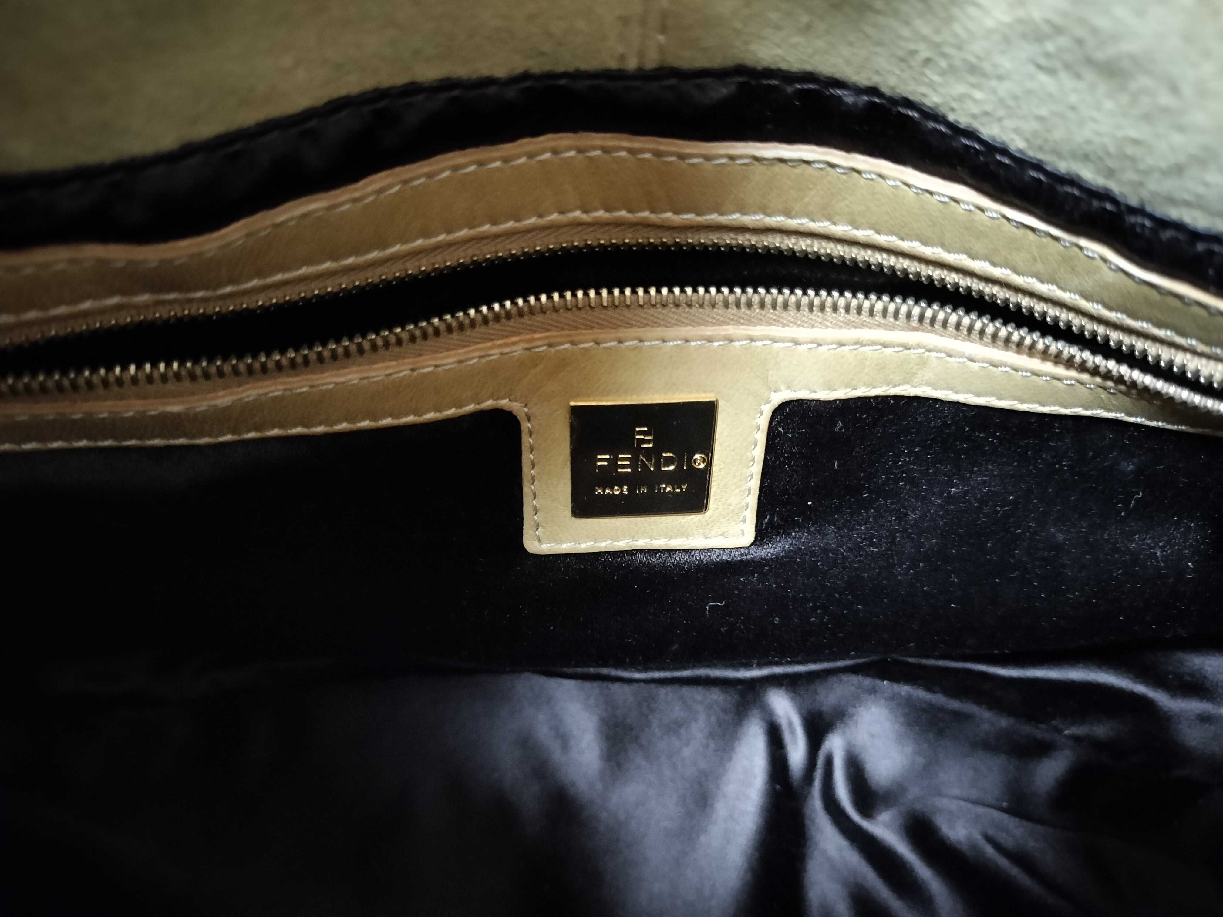 Suede Mamma Bucket Shoulder Bag — view 12