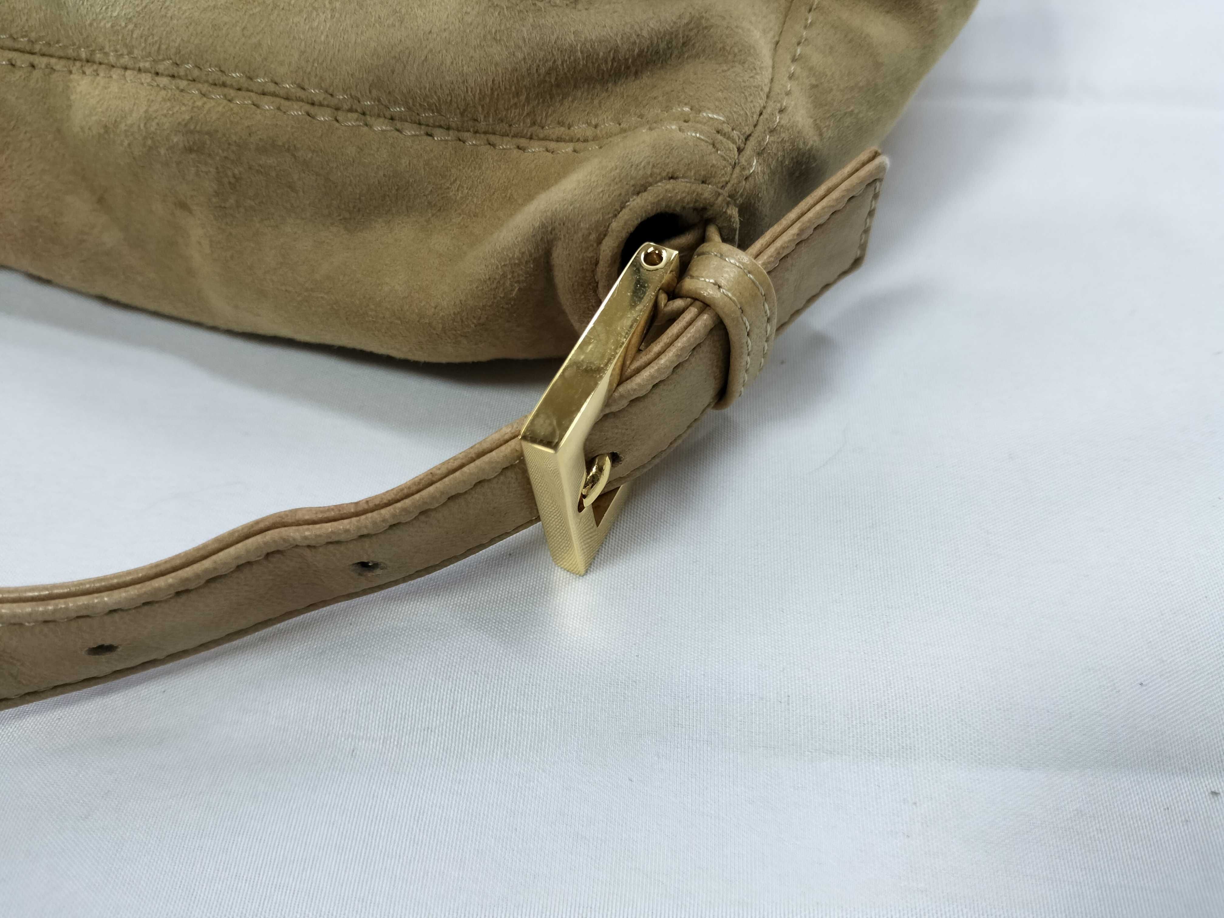Suede Mamma Bucket Shoulder Bag — view 4