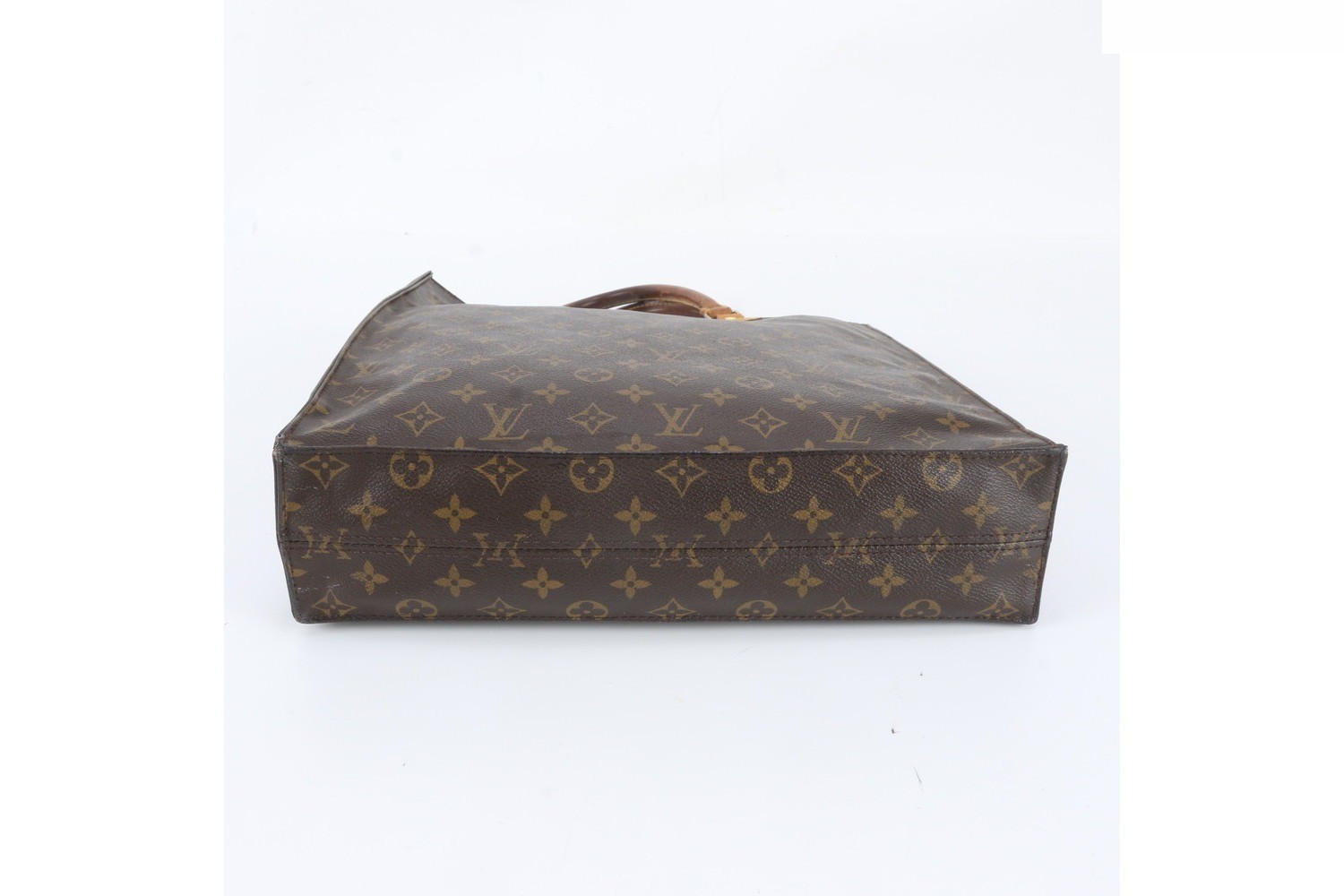 Monogram Sac Plat M51140 Leather Tote Bag — view 5