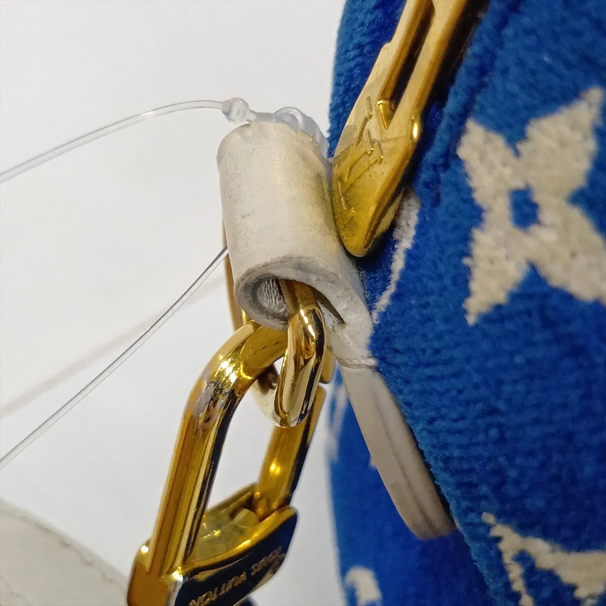 Monogram Jacquard Velvet Speedy Bandoulière 20 M20751 Blue (RFID detected) — view 13