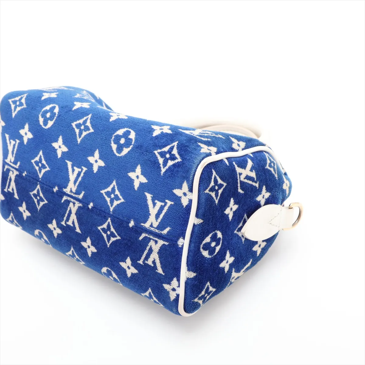 Monogram Jacquard Velvet Speedy Bandoulière 20 M20751 Blue (RFID detected) — view 3