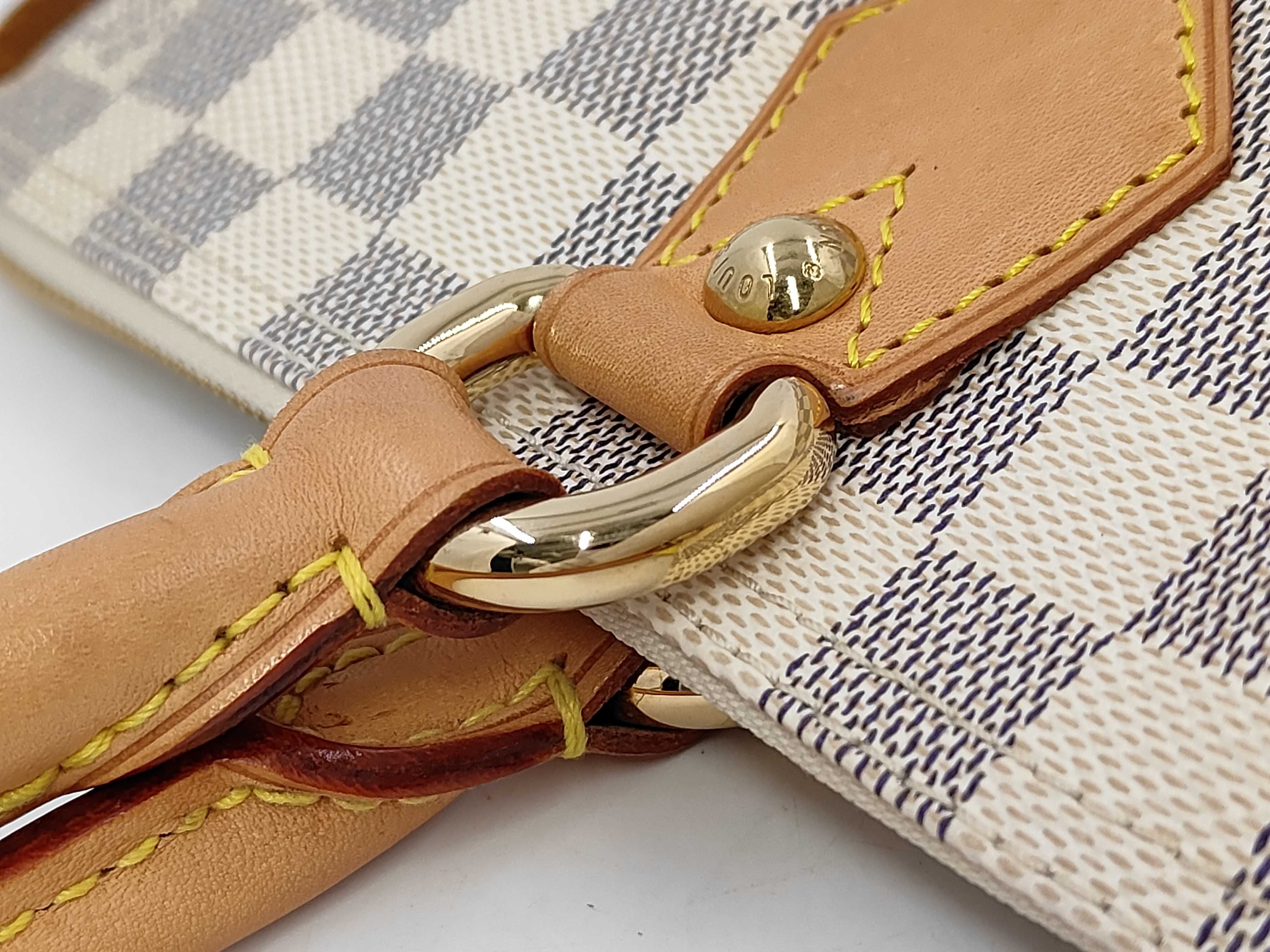 Damier Azur Saleya PM Handbag — view 5