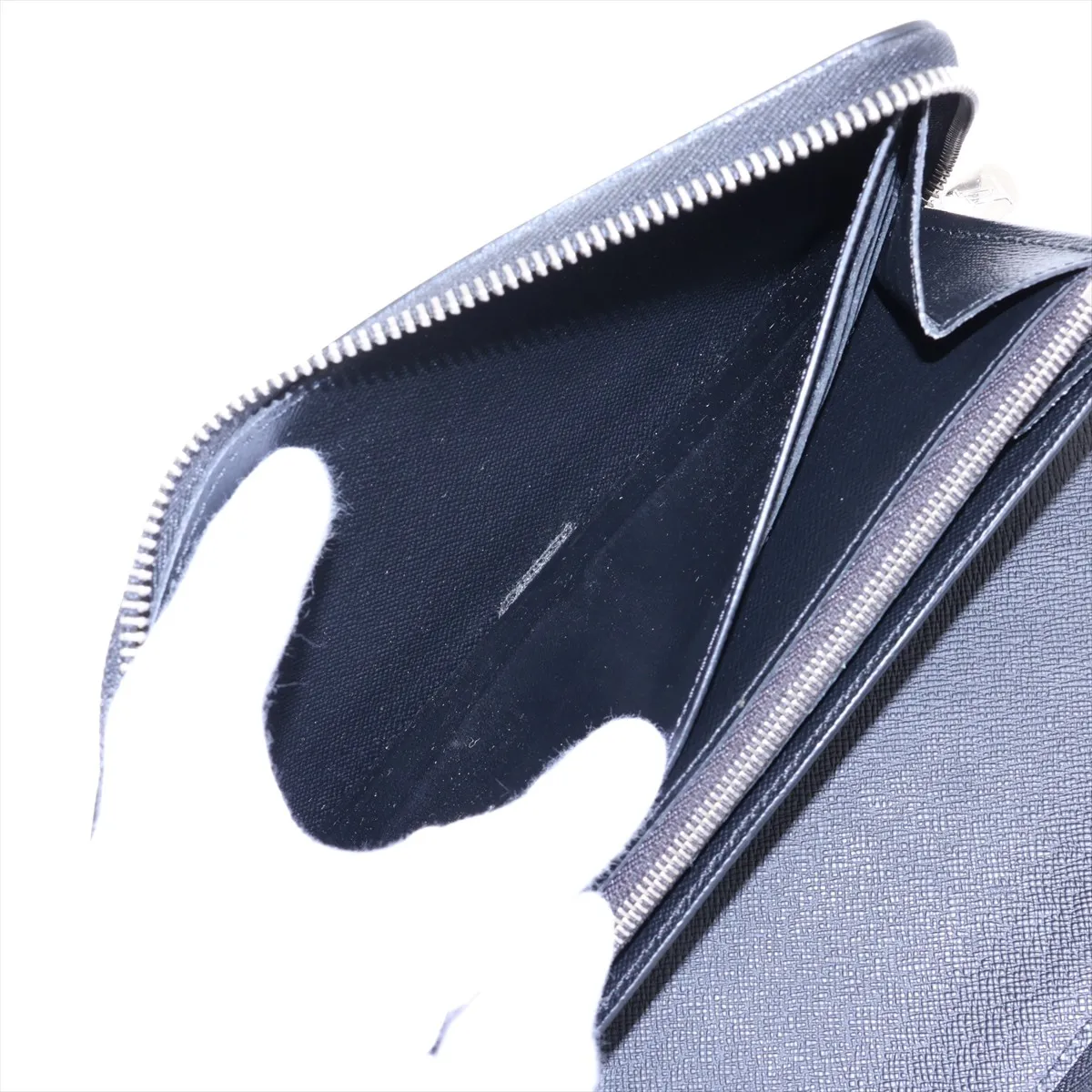 x Supreme Epi Zippy Organizer M67723 Leather Round Zip Wallet Black CA2107 — view 7