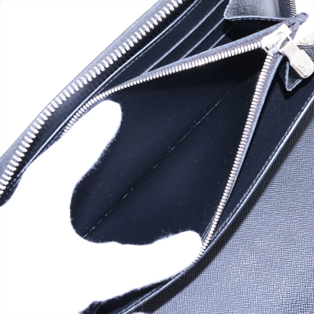 x Supreme Epi Zippy Organizer M67723 Leather Round Zip Wallet Black CA2107 — view 8