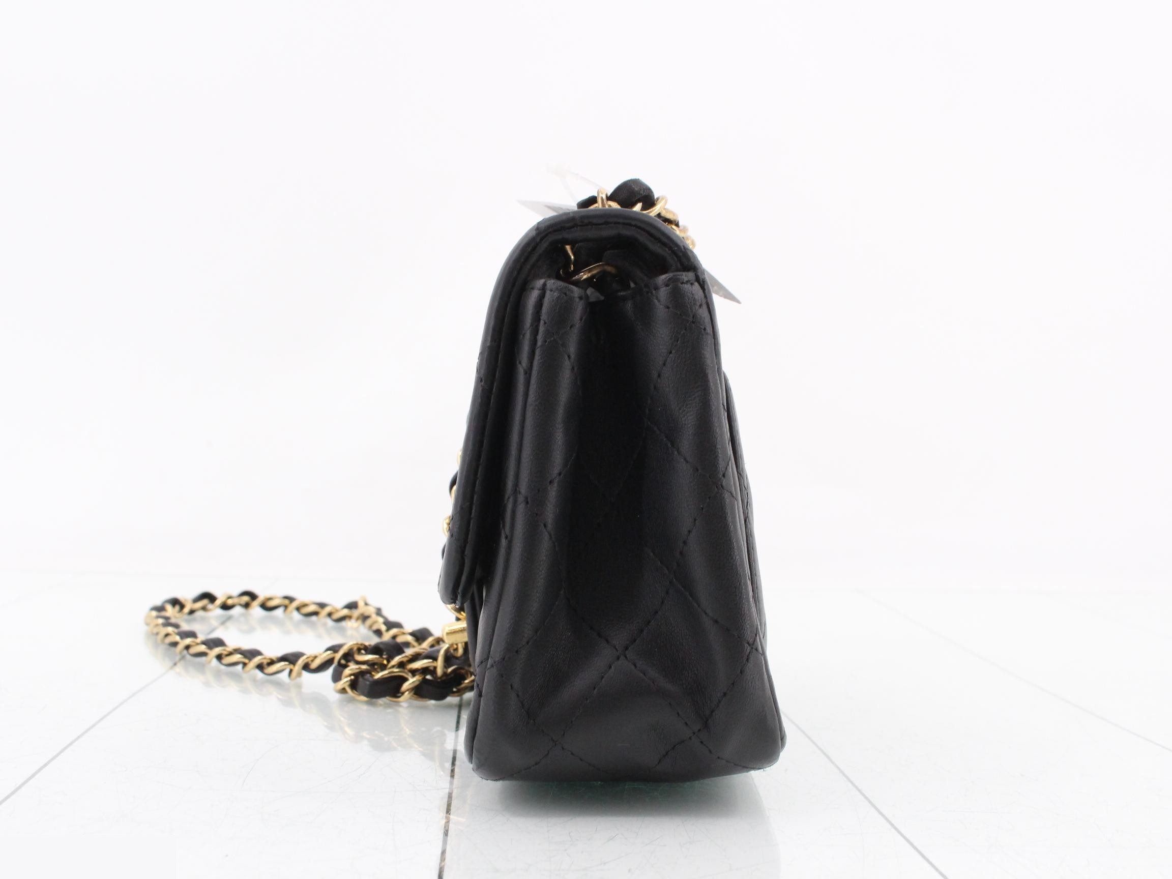 Mini Matelassé Chain Shoulder Bag — view 3