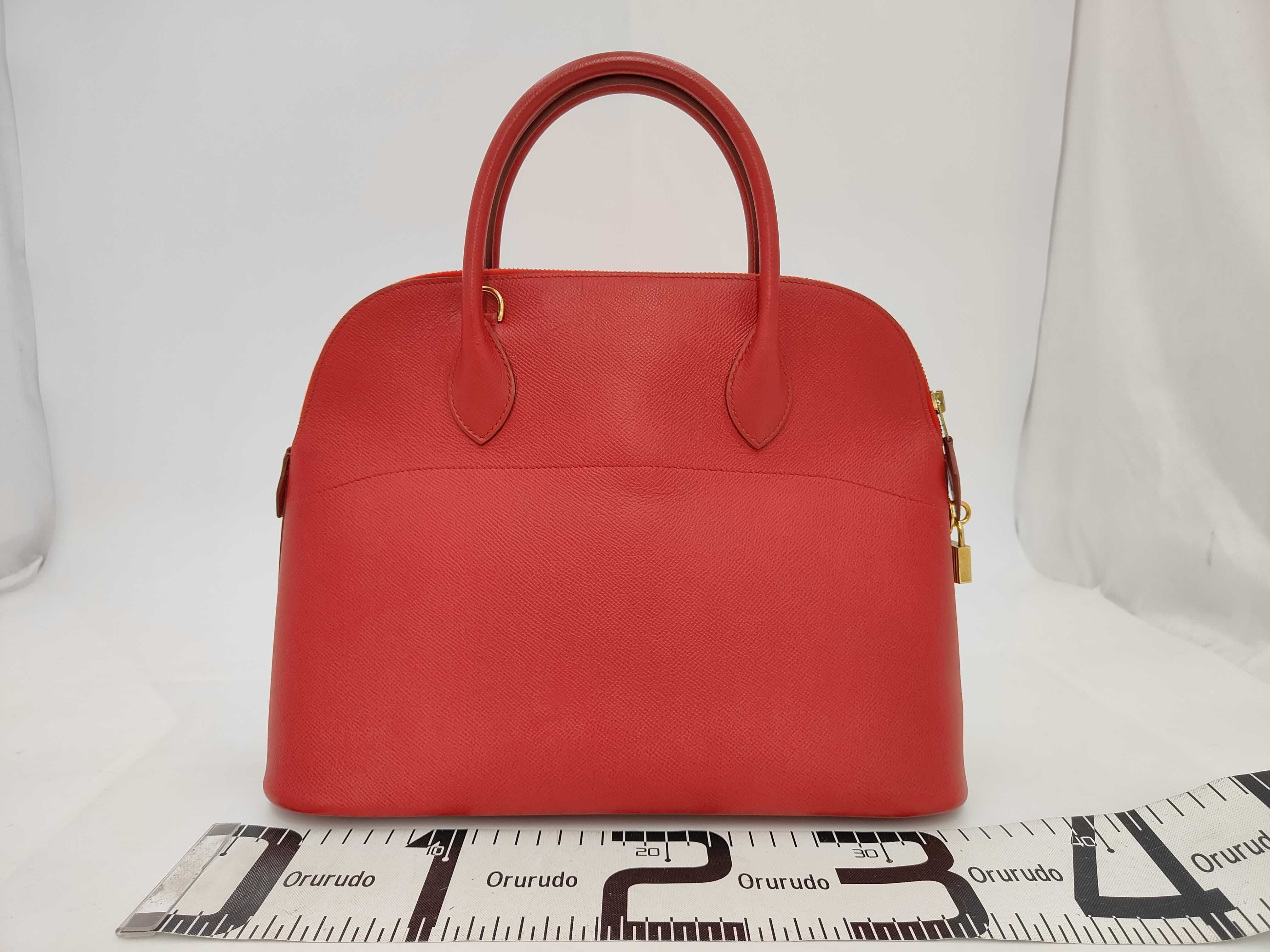 Bolide 35 Red, Stamped Z, with Strap, Handbag — view 2
