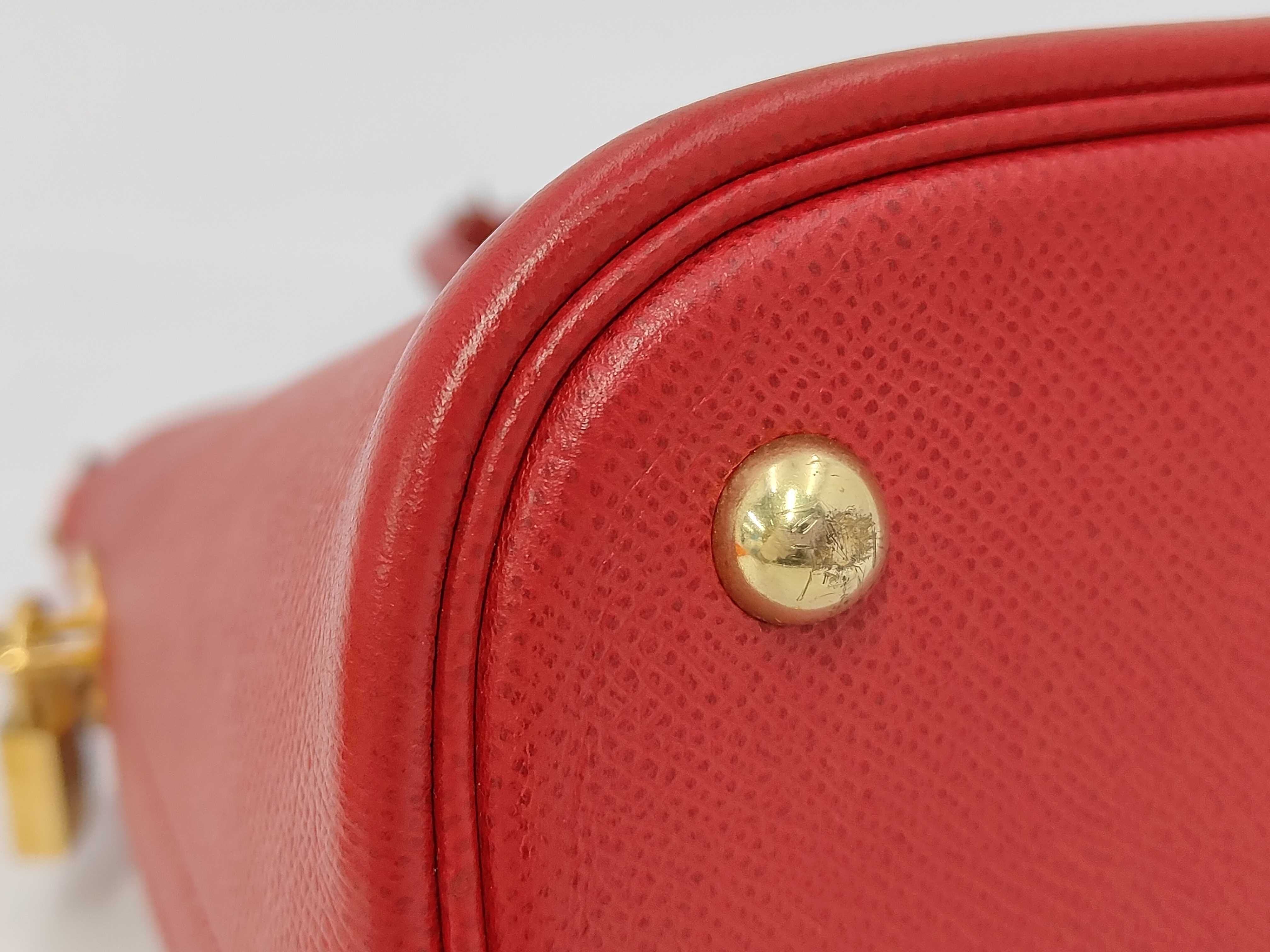 Bolide 35 Red, Stamped Z, with Strap, Handbag — view 6