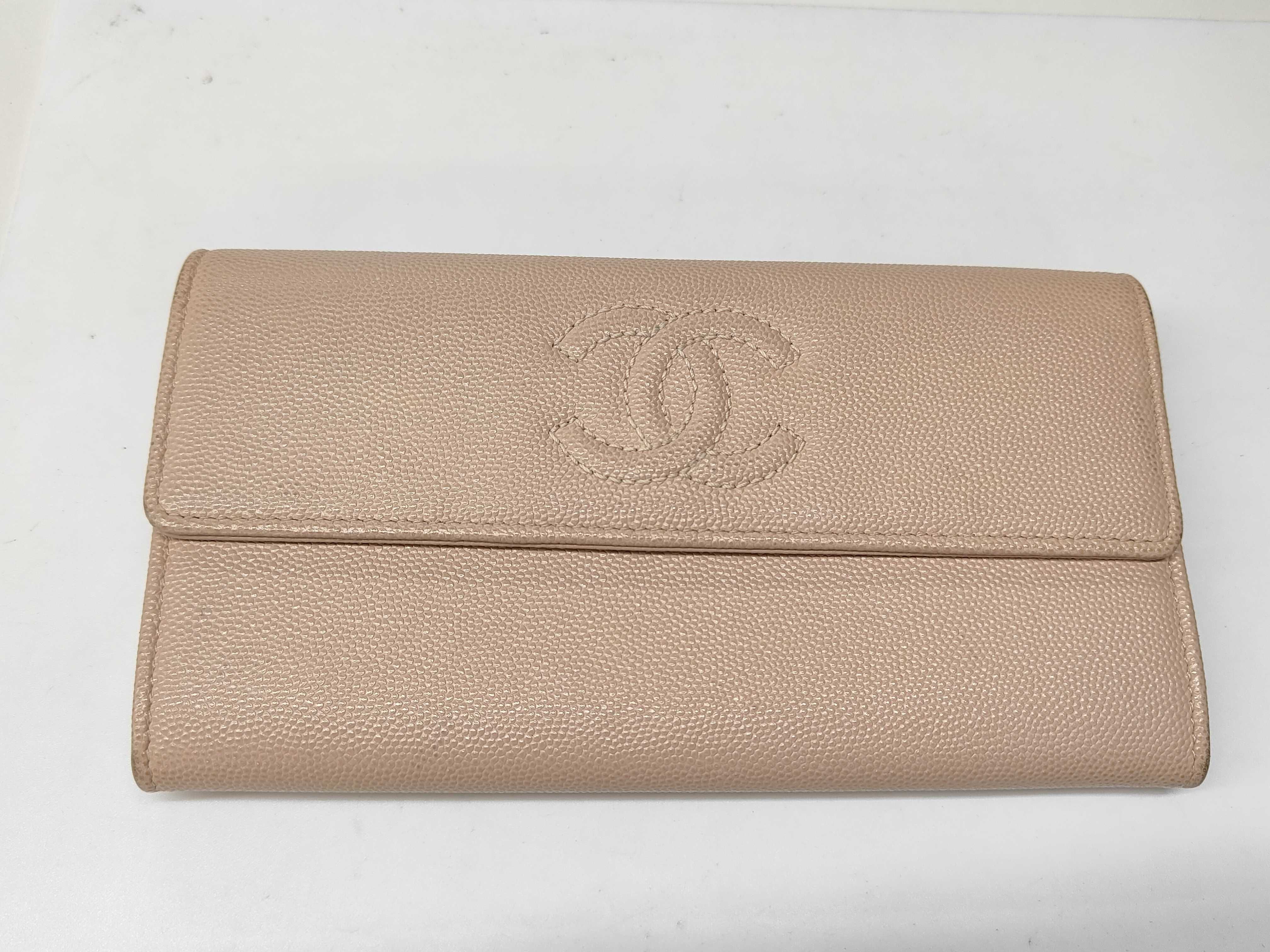 Caviar Skin Coco Mark Long Wallet 23996863 Wallet