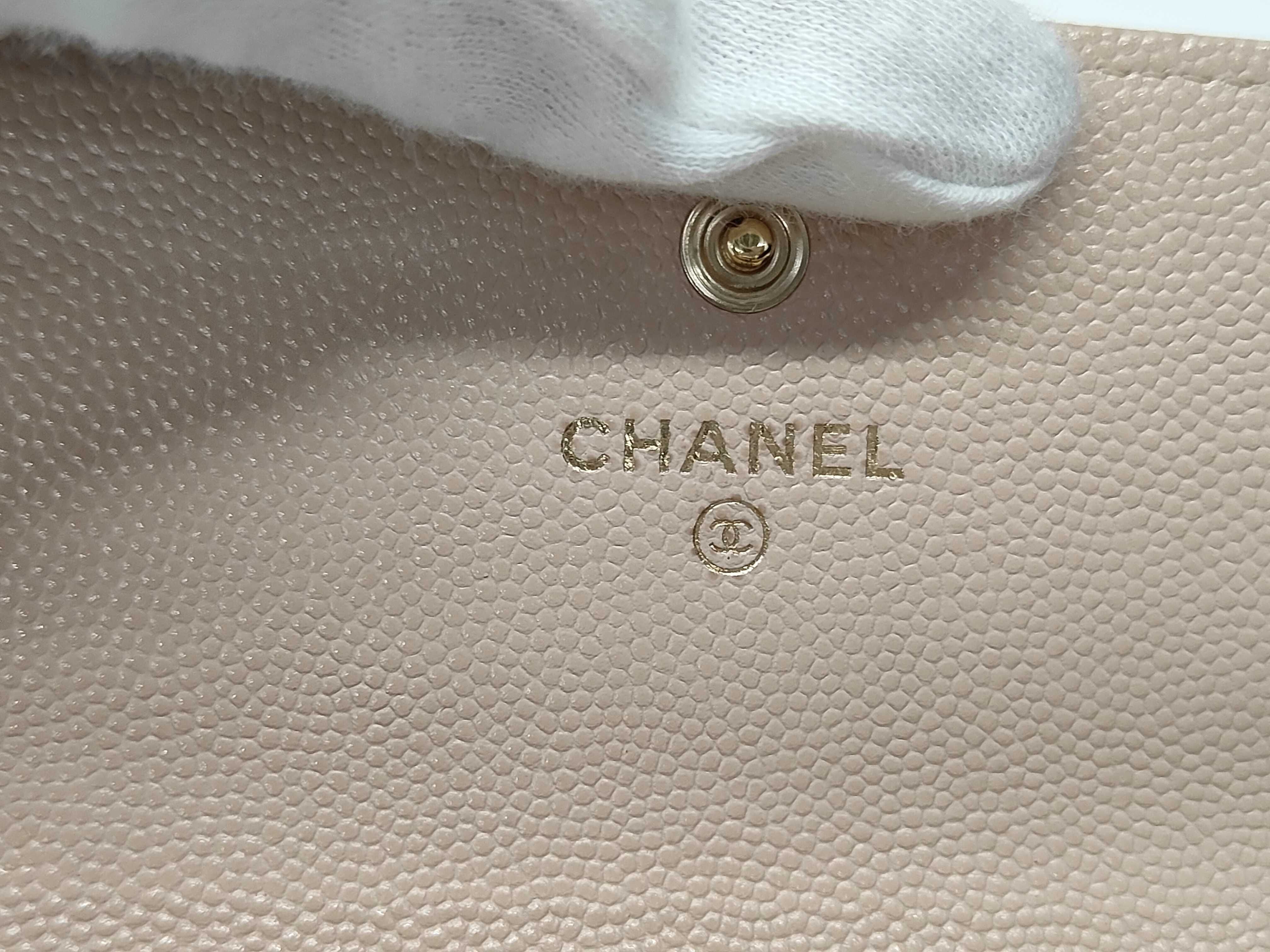 Caviar Skin Coco Mark Long Wallet 23996863 Wallet — view 6