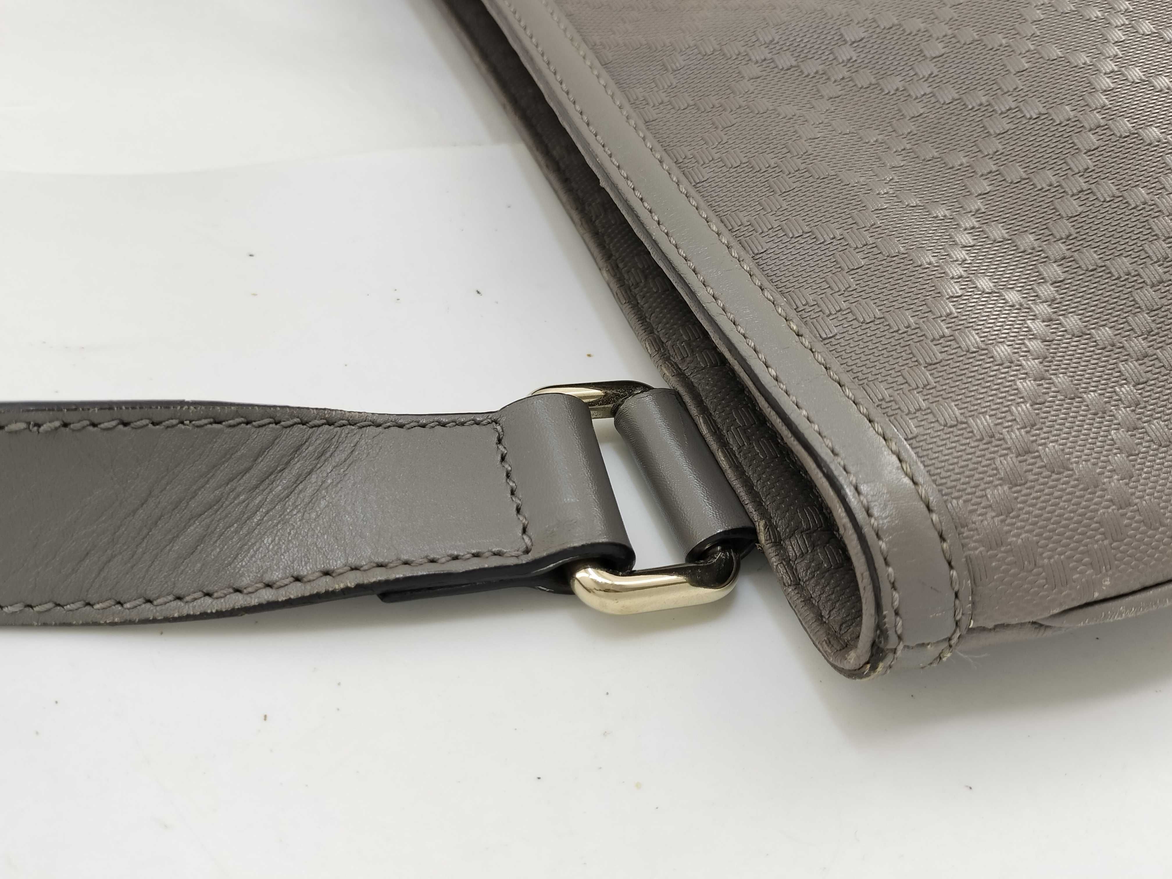 201446 Grey Diamante Shoulder Bag — view 6