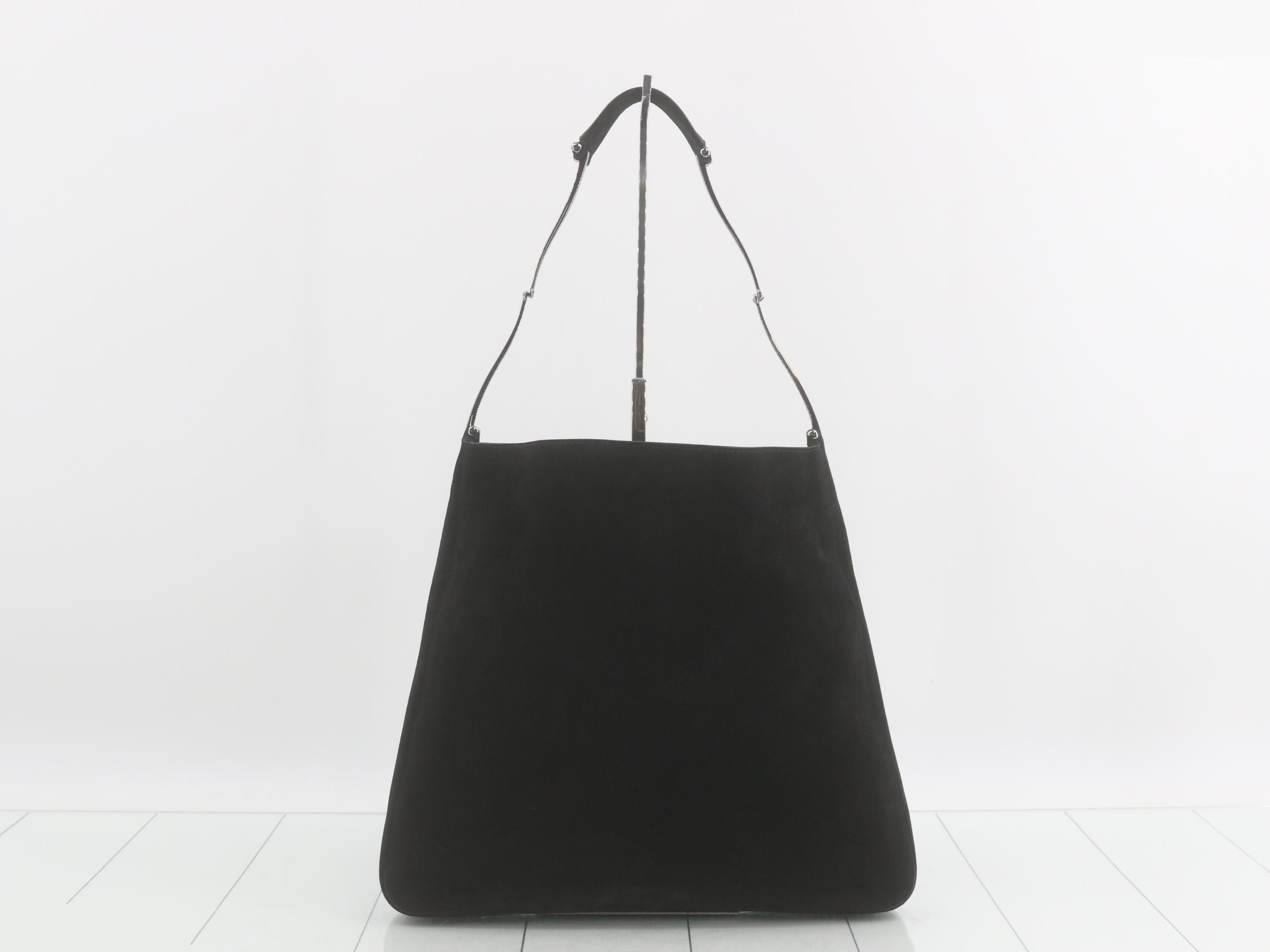 Suede shoulder bag, 001 3181 — view 2