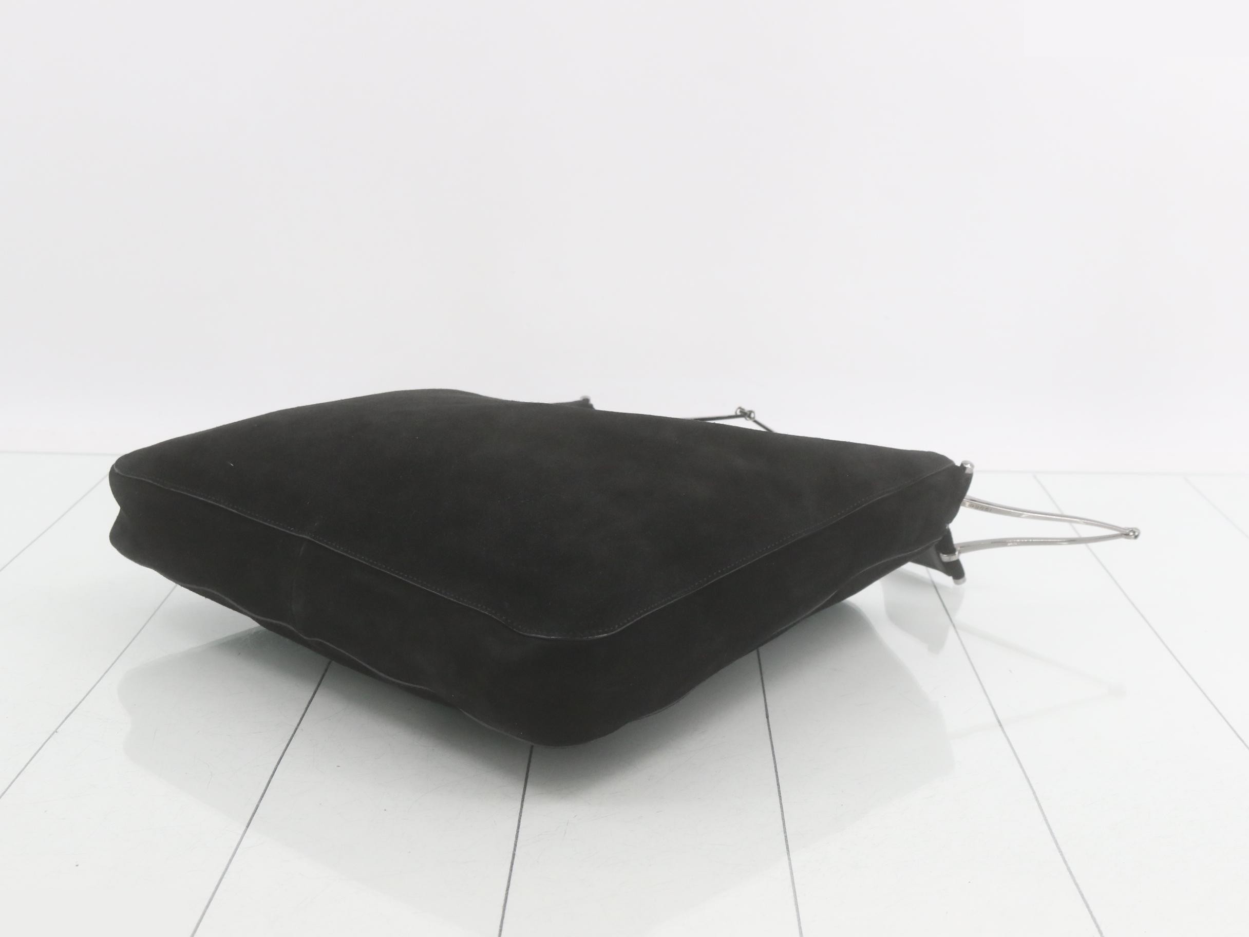 Suede shoulder bag, 001 3181 — view 6