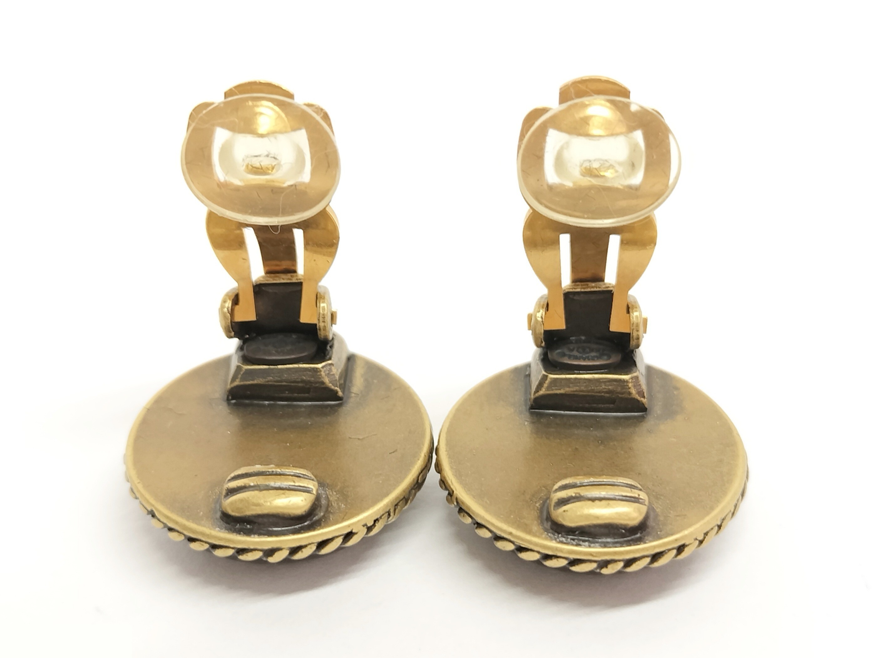 Unused Coco Black Gold Earrings — view 2