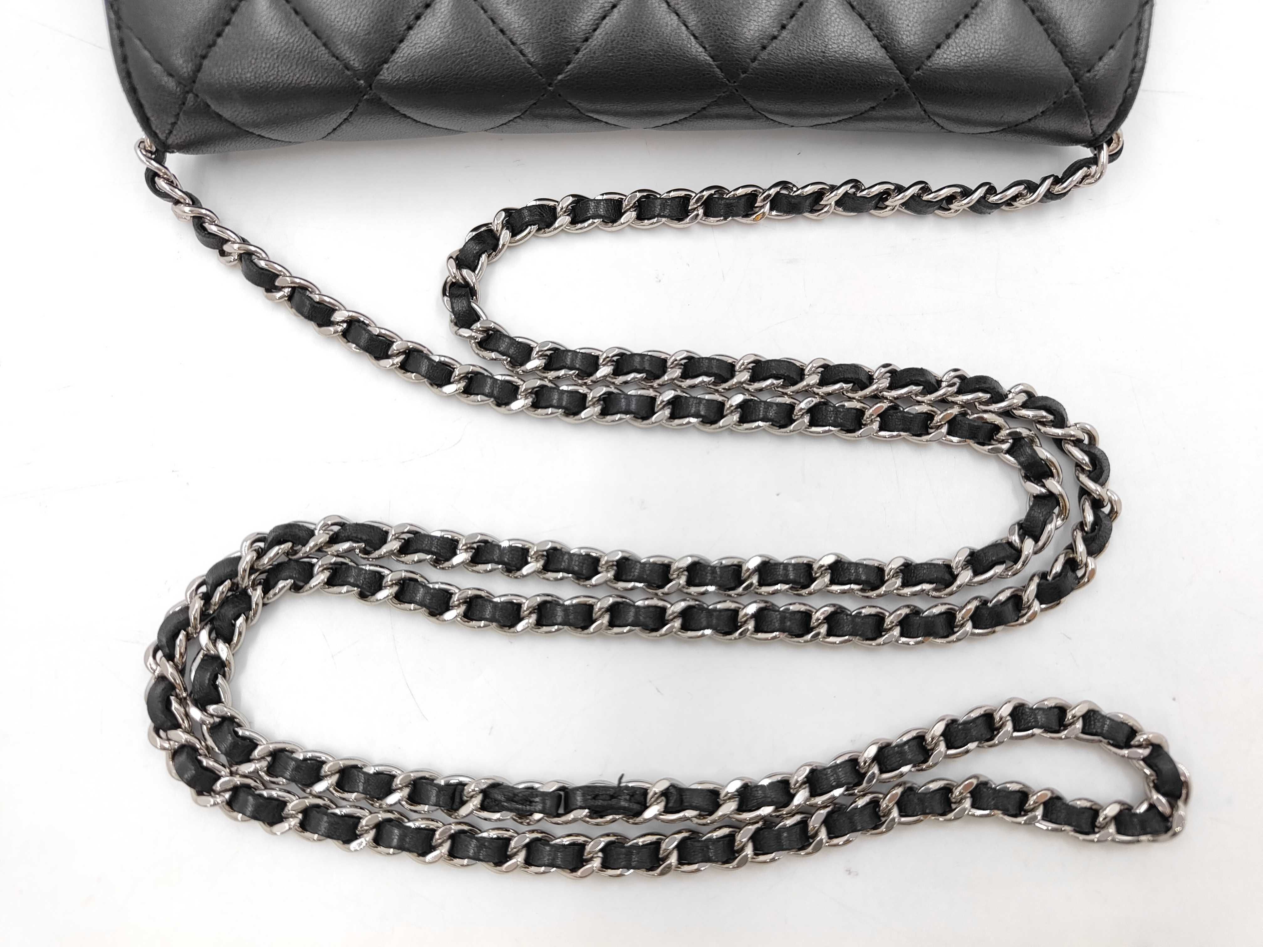 Matelassé Lambskin Classic Chain Wallet, Serial Number 17, Shoulder Bag — view 5
