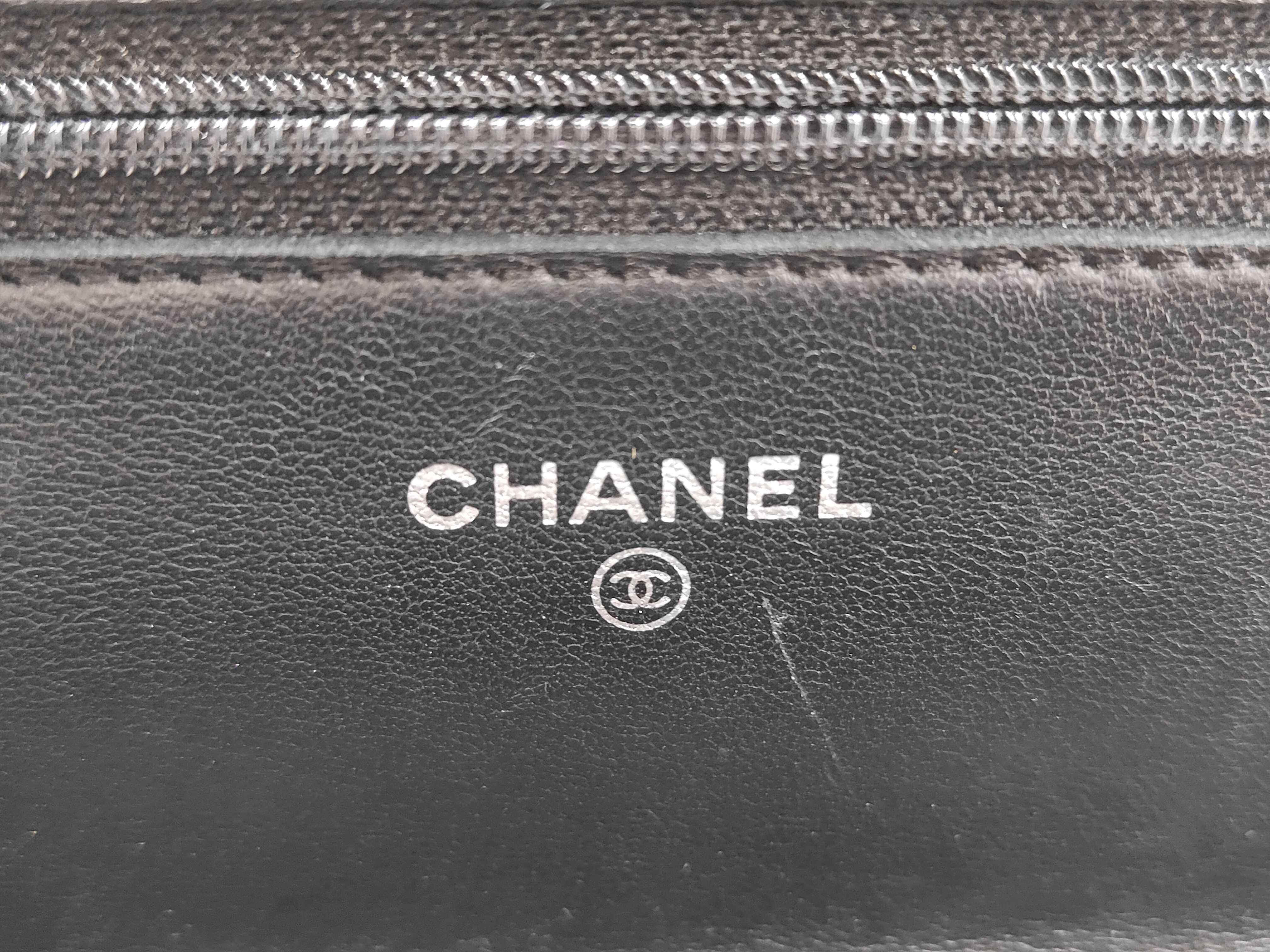 Matelassé Lambskin Classic Chain Wallet, Serial Number 17, Shoulder Bag — view 9